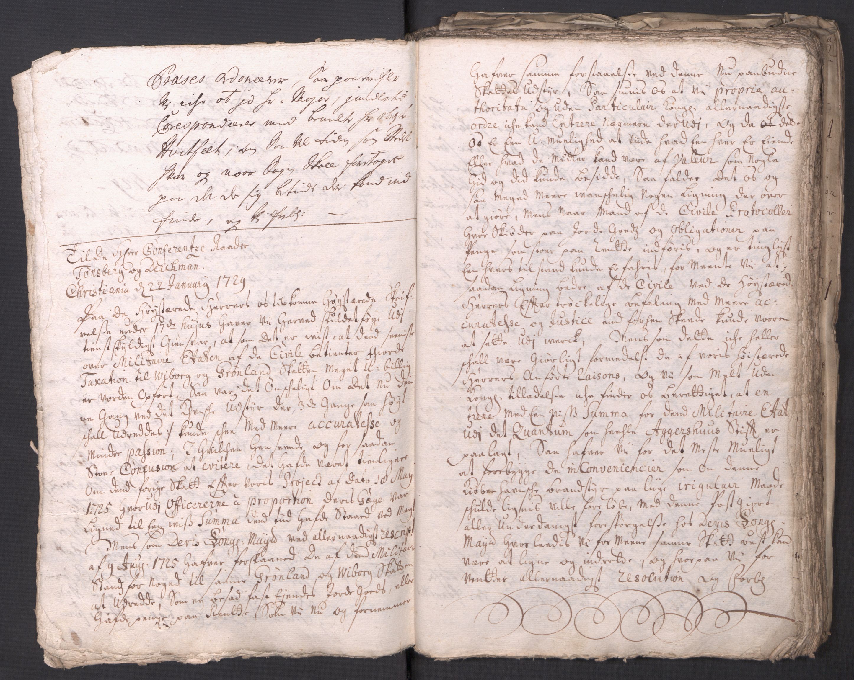 Kommanderende general (KG I) med Det norske krigsdirektorium, AV/RA-EA-5419/B/L0010: Kommanderende generals konsepter og kopibok, 1728-1730, p. 478