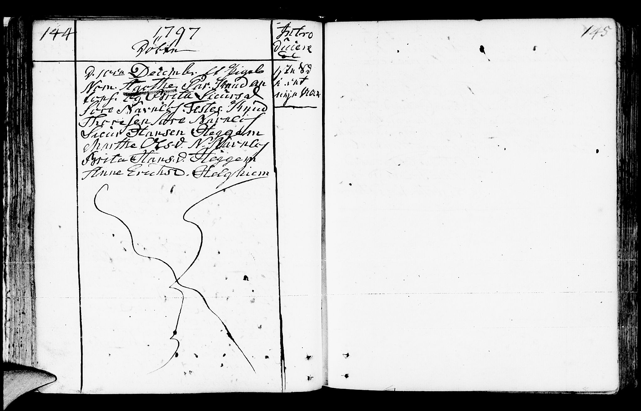 Jølster sokneprestembete, AV/SAB-A-80701/H/Haa/Haaa/L0006: Parish register (official) no. A 6, 1790-1821, p. 144-145