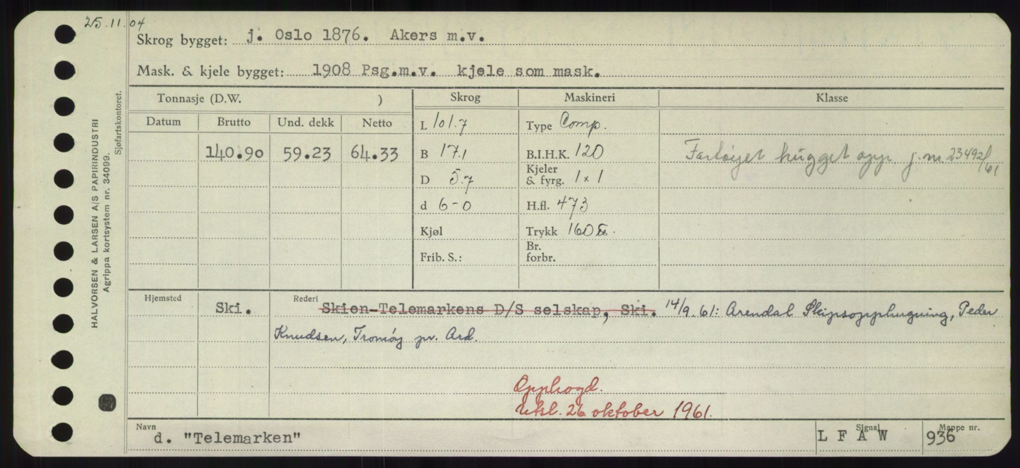 Sjøfartsdirektoratet med forløpere, Skipsmålingen, RA/S-1627/H/Hd/L0038: Fartøy, T-Th, p. 351