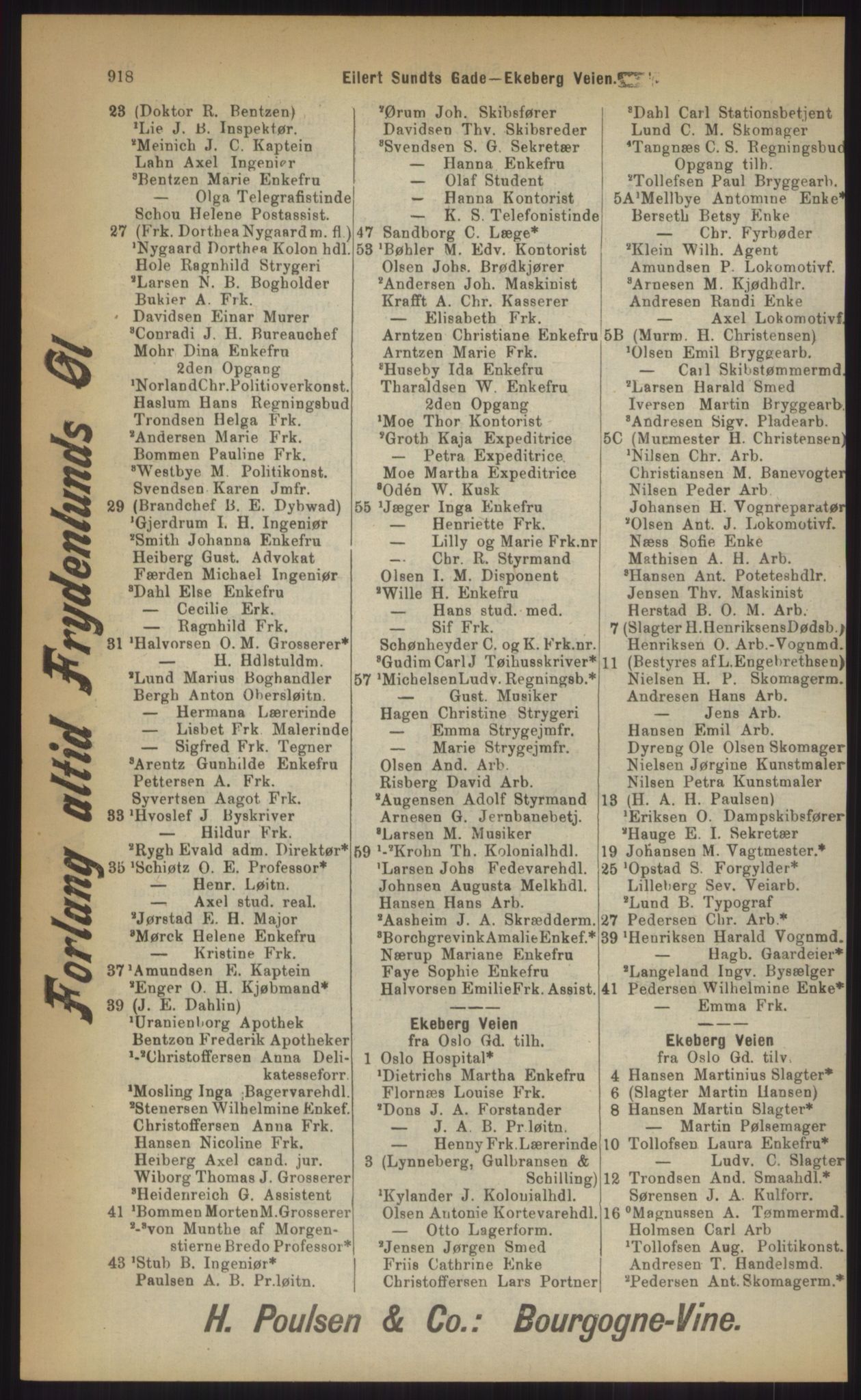 Kristiania/Oslo adressebok, PUBL/-, 1903, p. 918