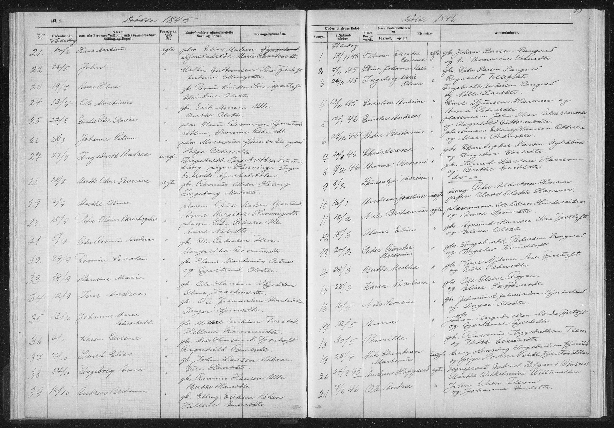 Ministerialprotokoller, klokkerbøker og fødselsregistre - Møre og Romsdal, SAT/A-1454/536/L0514: Parish register (official) no. 536D01, 1840-1875, p. 27