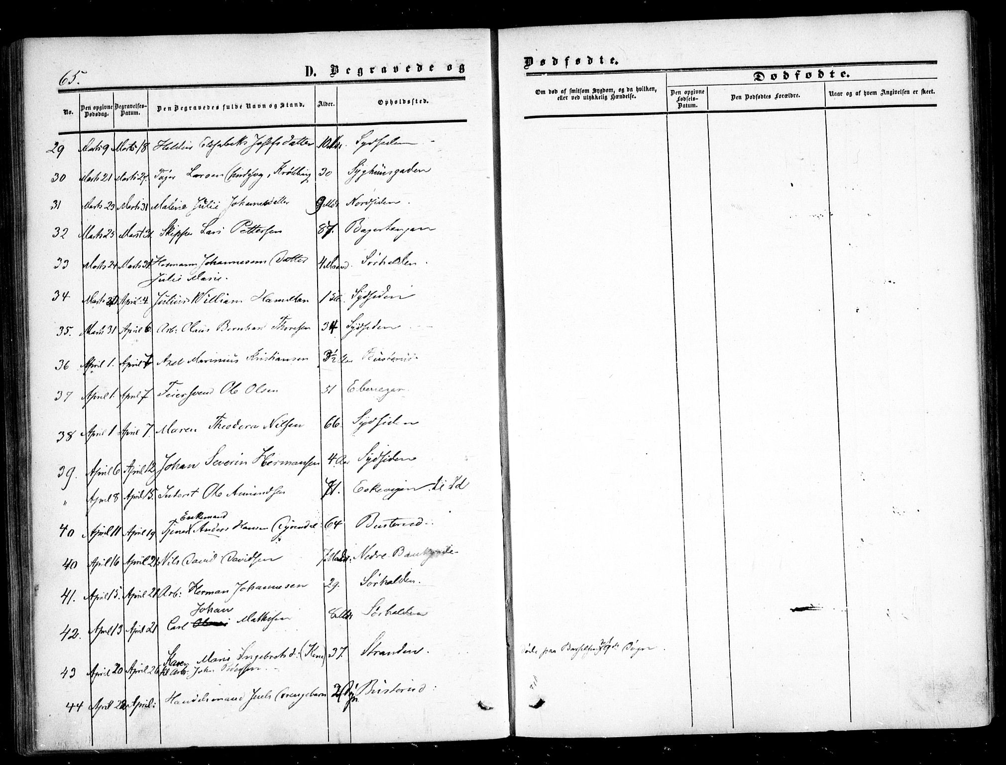 Halden prestekontor Kirkebøker, AV/SAO-A-10909/F/Fa/L0008: Parish register (official) no. I 8, 1857-1865, p. 65