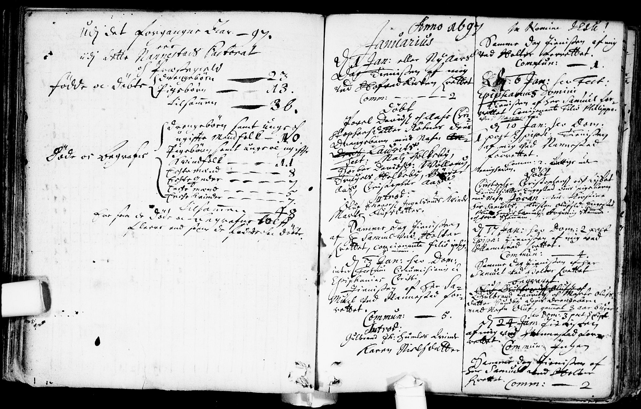 Nannestad prestekontor Kirkebøker, AV/SAO-A-10414a/F/Fa/L0001: Parish register (official) no. I 1, 1689-1702