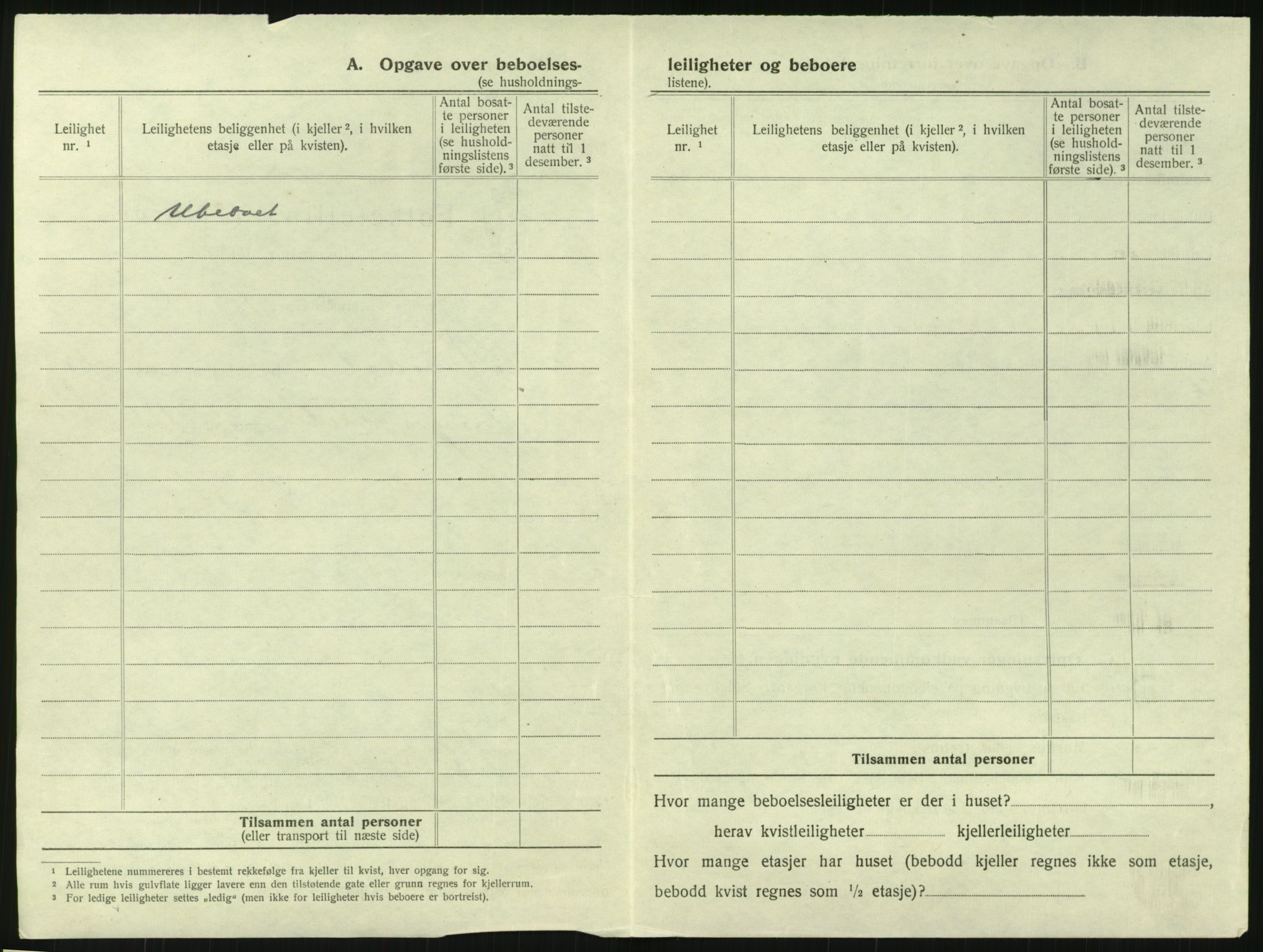 SAK, 1920 census for Arendal, 1920, p. 2339