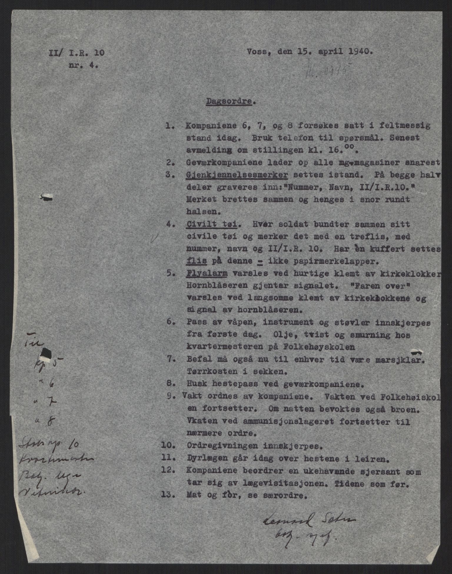 Forsvaret, Forsvarets krigshistoriske avdeling, AV/RA-RAFA-2017/Y/Yb/L0106: II-C-11-433-438  -  4. Divisjon., 1940, p. 147