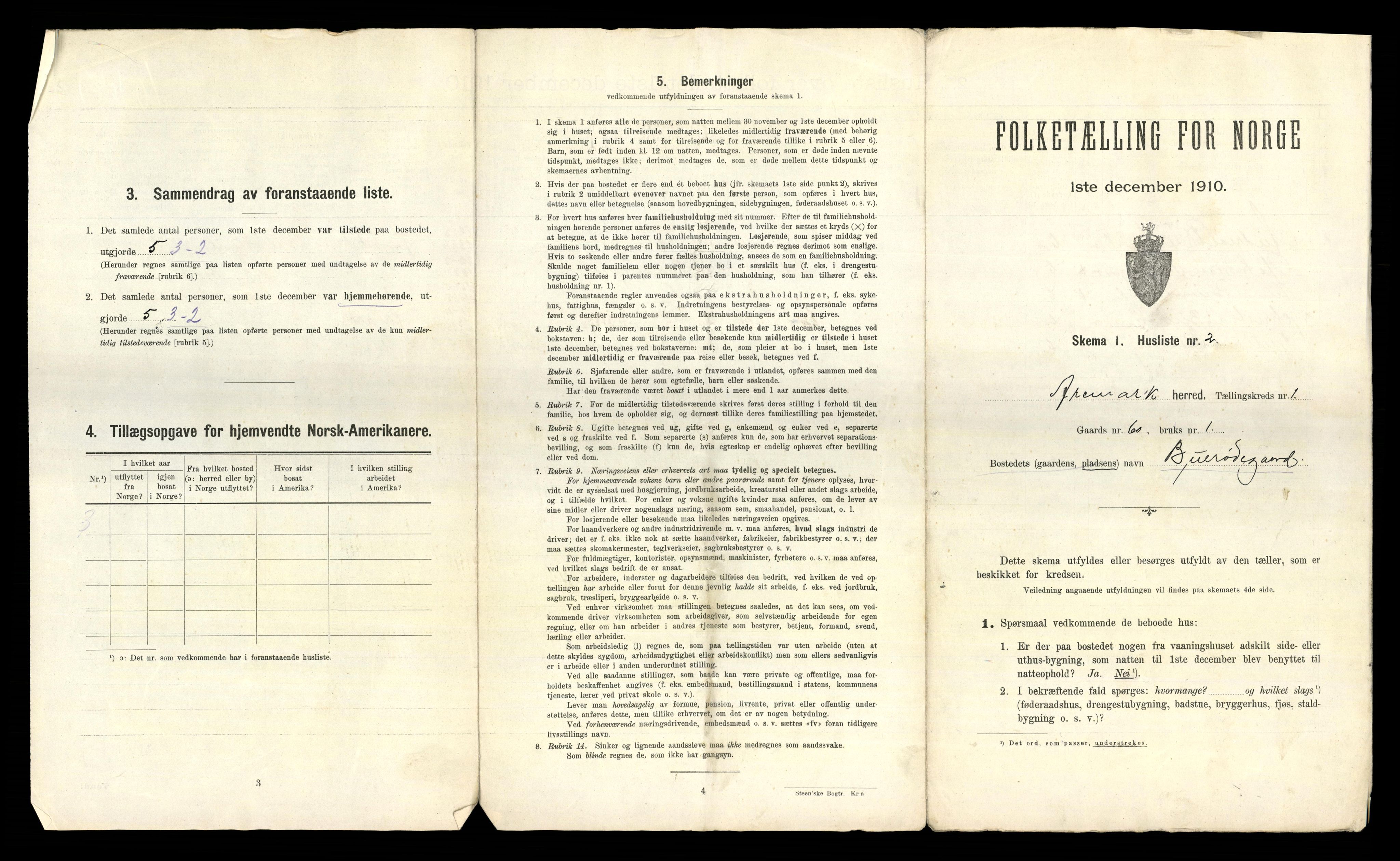 RA, 1910 census for Aremark, 1910, p. 25