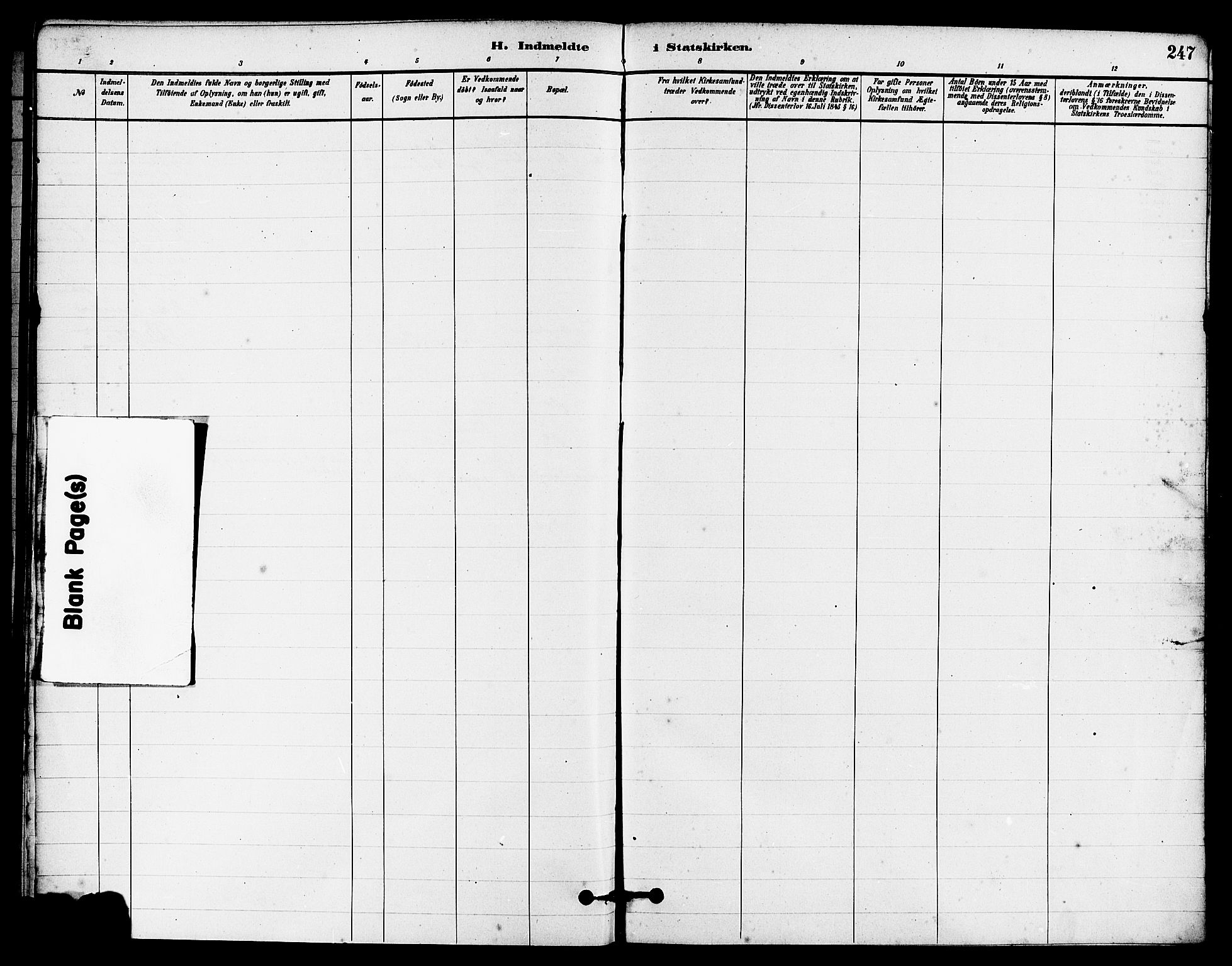 Eigersund sokneprestkontor, SAST/A-101807/S08/L0015: Parish register (official) no. A 15, 1879-1892, p. 247