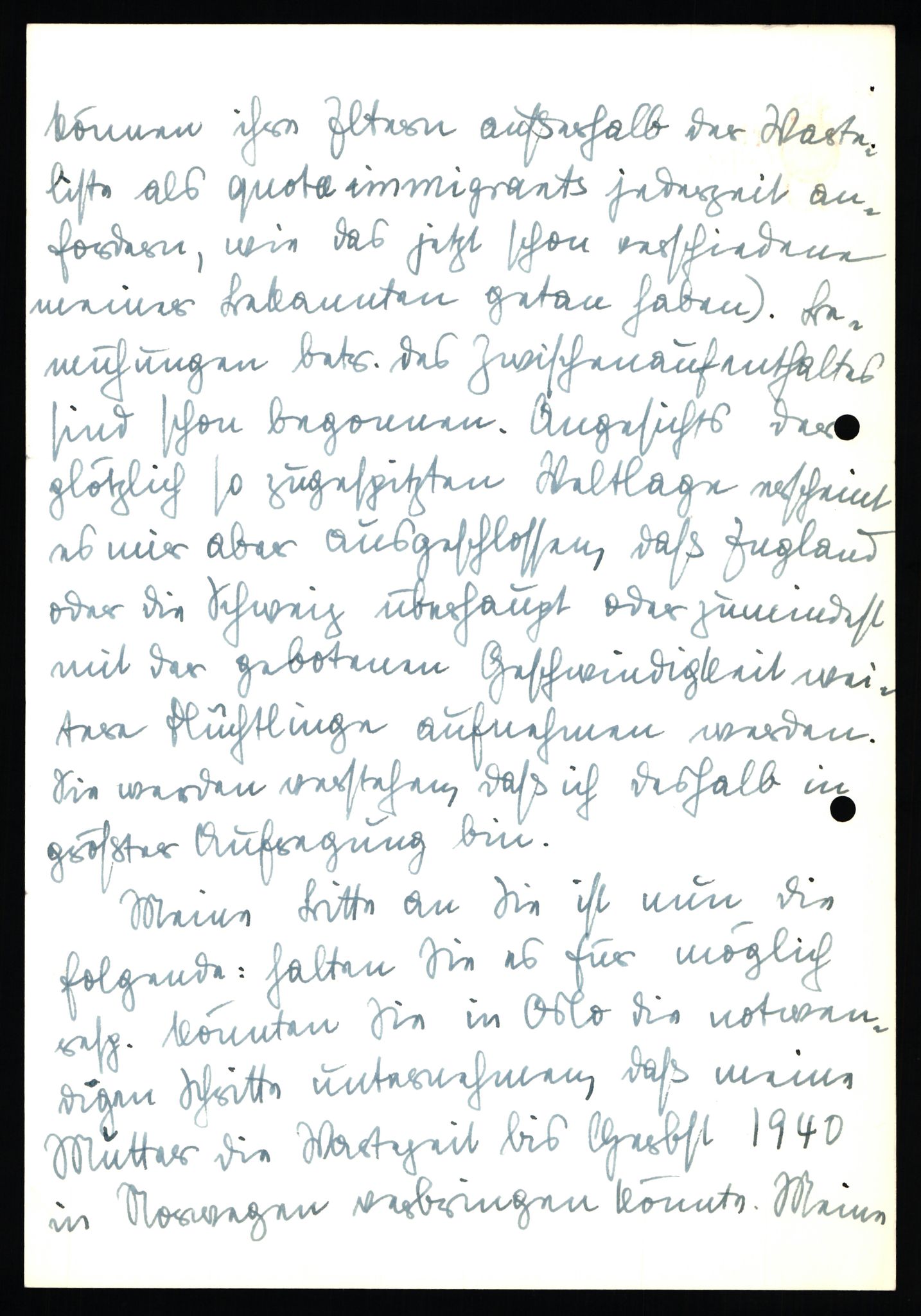 Sentralpasskontoret/Statens utlendingskontor, RA/S-1561/D/Da/Daa/L0344: Journalsaker, nr. 3290 - 3380, 1940, p. 34