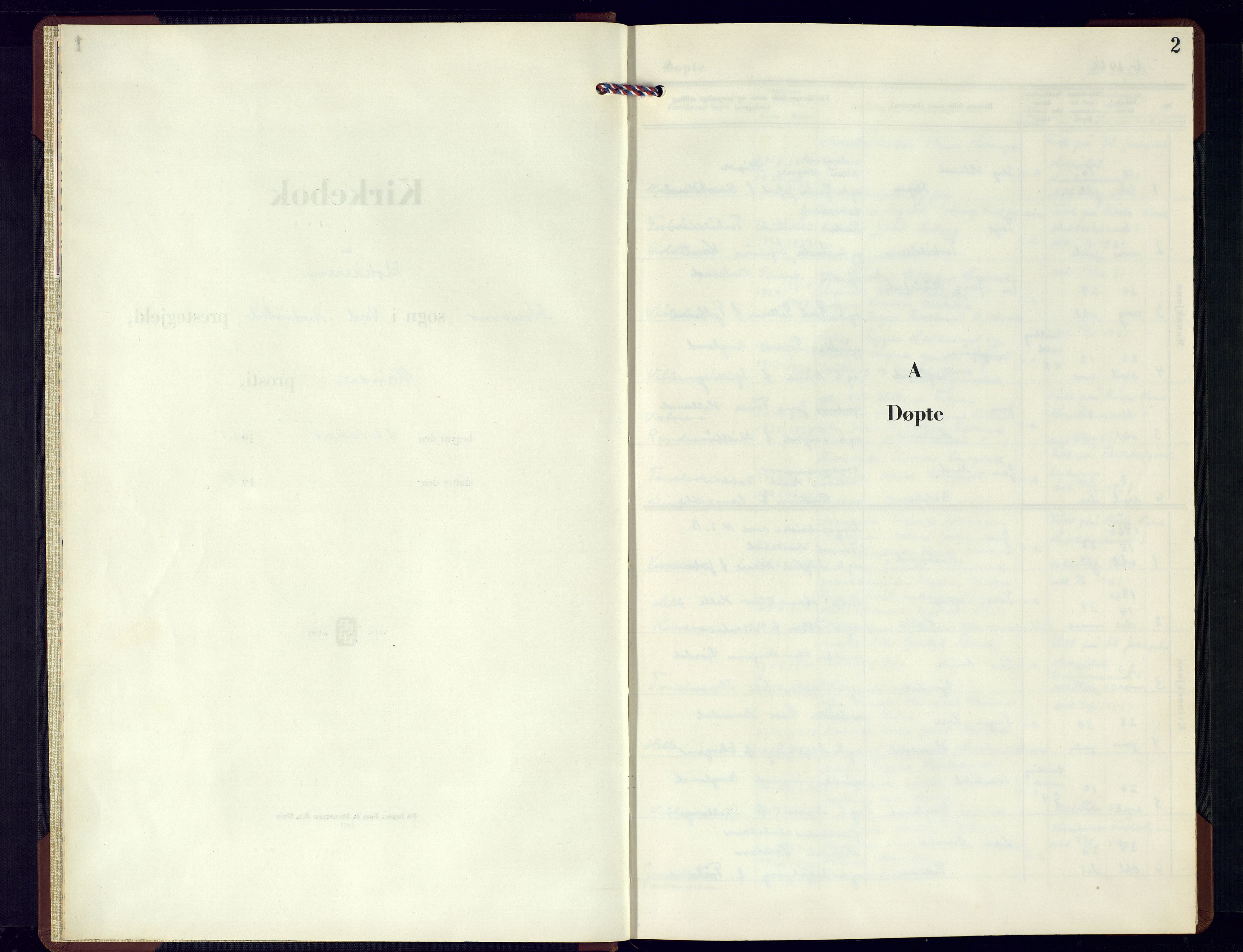 Nord-Audnedal sokneprestkontor, SAK/1111-0032/F/Fb/Fba/L0008: Parish register (copy) no. B-8, 1960-1978, p. 2