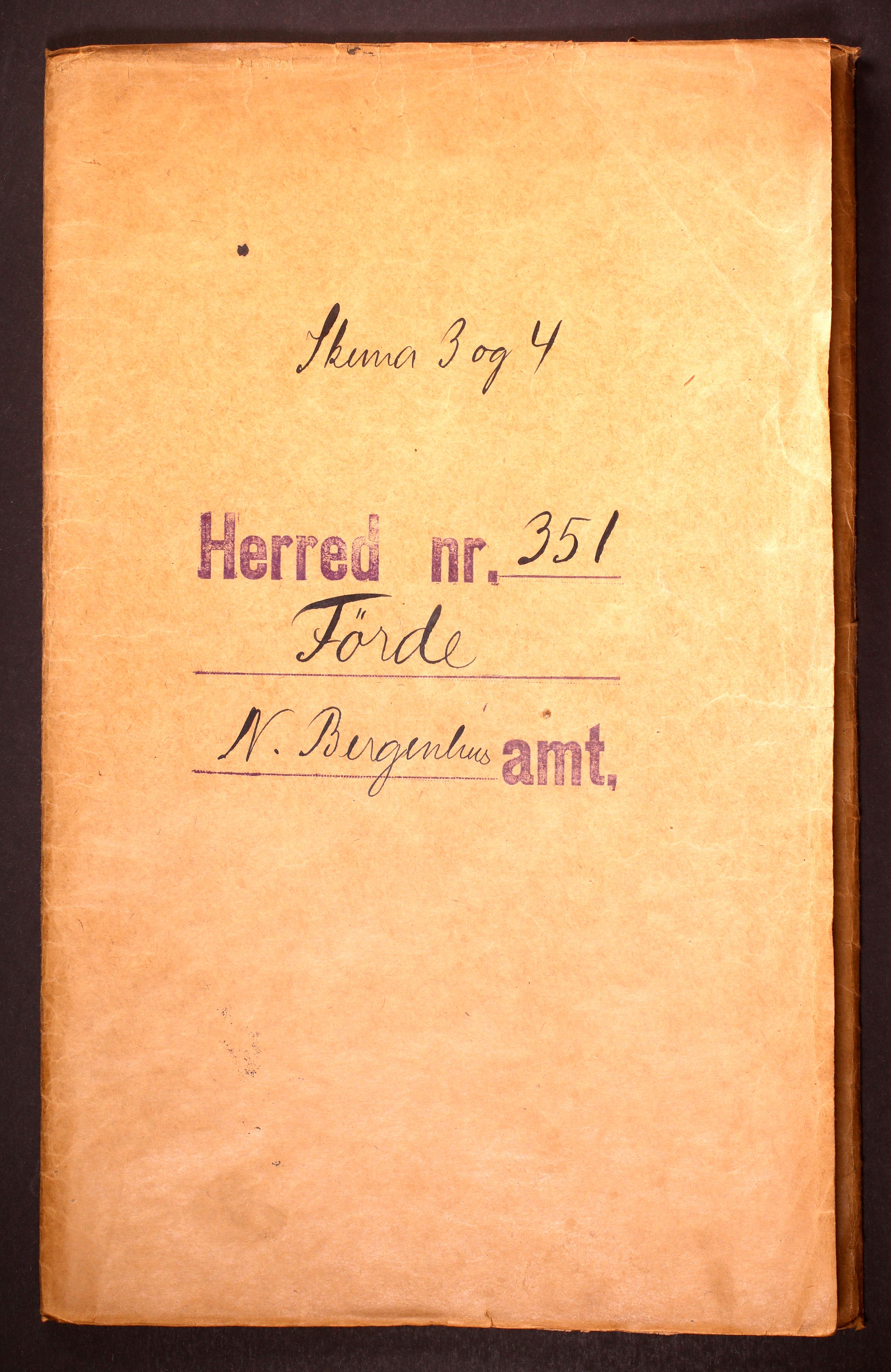 RA, 1910 census for Førde, 1910, p. 1