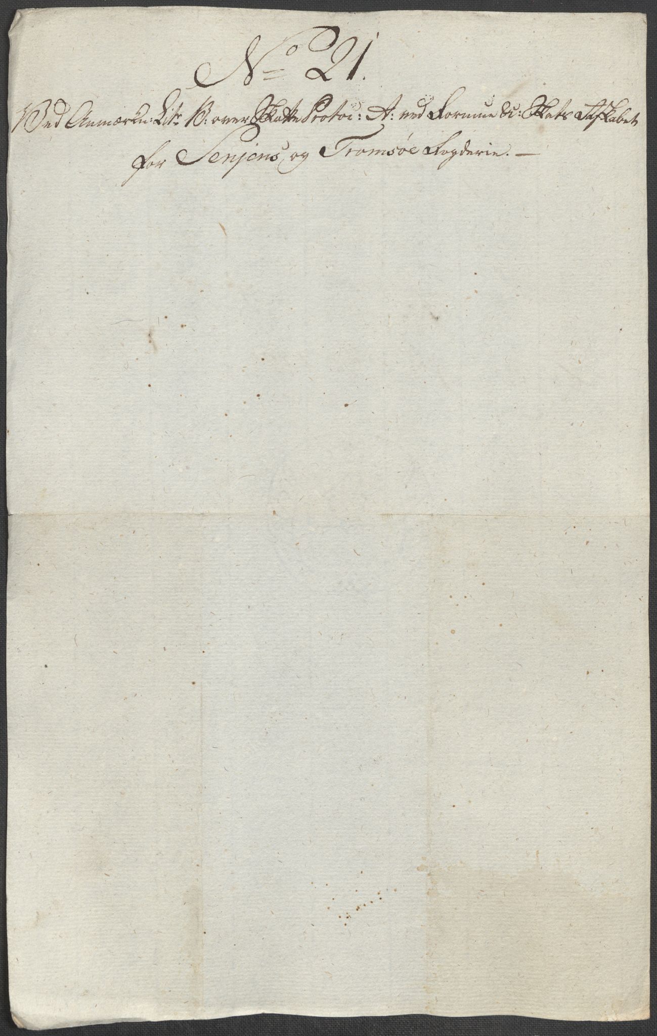 Rentekammeret inntil 1814, Reviderte regnskaper, Mindre regnskaper, AV/RA-EA-4068/Rf/Rfe/L0042:  Senja og Troms fogderi, 1789, p. 49