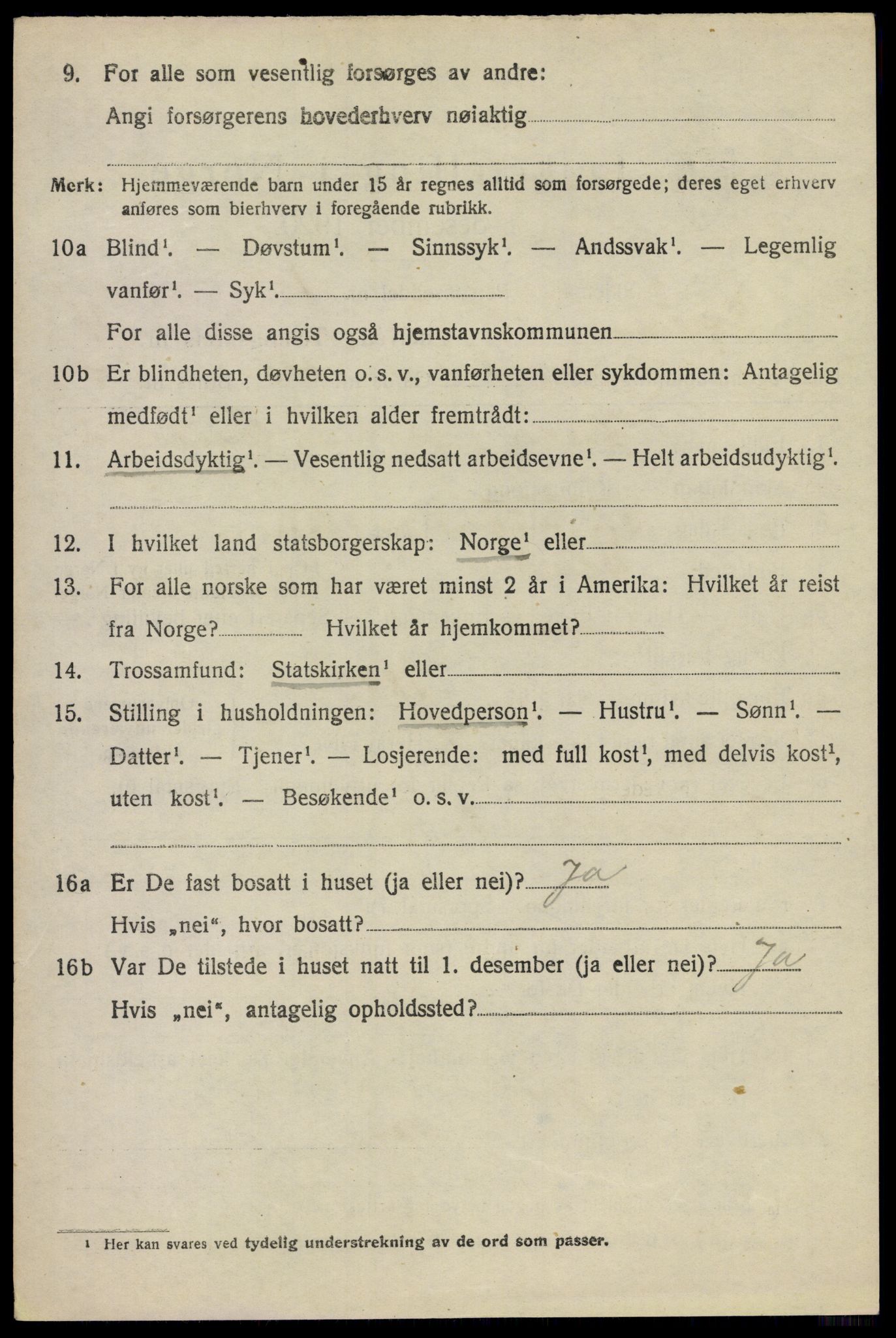 SAO, 1920 census for Sørum, 1920, p. 3410