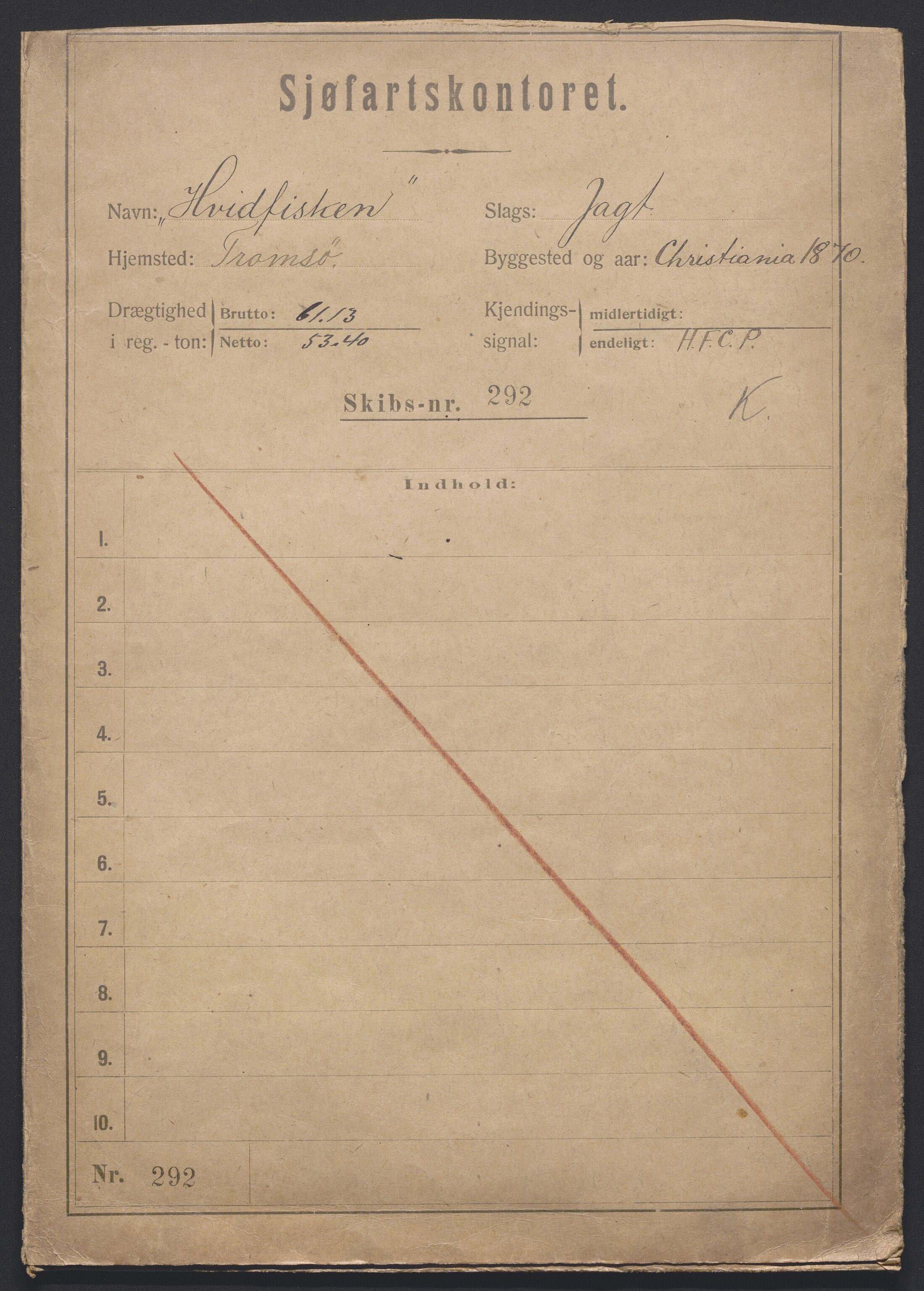 Sjøfartsdirektoratet med forløpere, skipsmapper slettede skip, AV/RA-S-4998/F/Fa/L0523: --, 1870-1934, p. 529