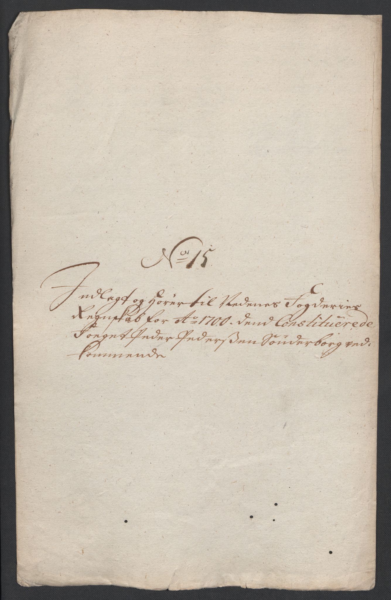 Rentekammeret inntil 1814, Reviderte regnskaper, Fogderegnskap, AV/RA-EA-4092/R39/L2315: Fogderegnskap Nedenes, 1700-1701, p. 157