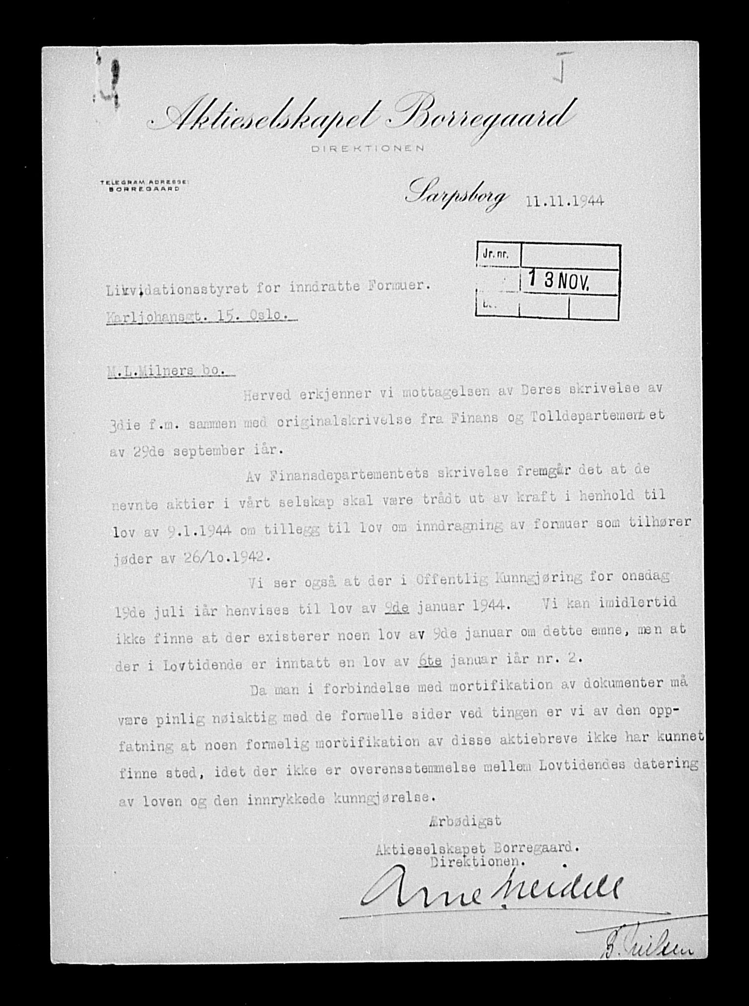 Justisdepartementet, Tilbakeføringskontoret for inndratte formuer, AV/RA-S-1564/H/Hc/Hca/L0893: --, 1945-1947, p. 34