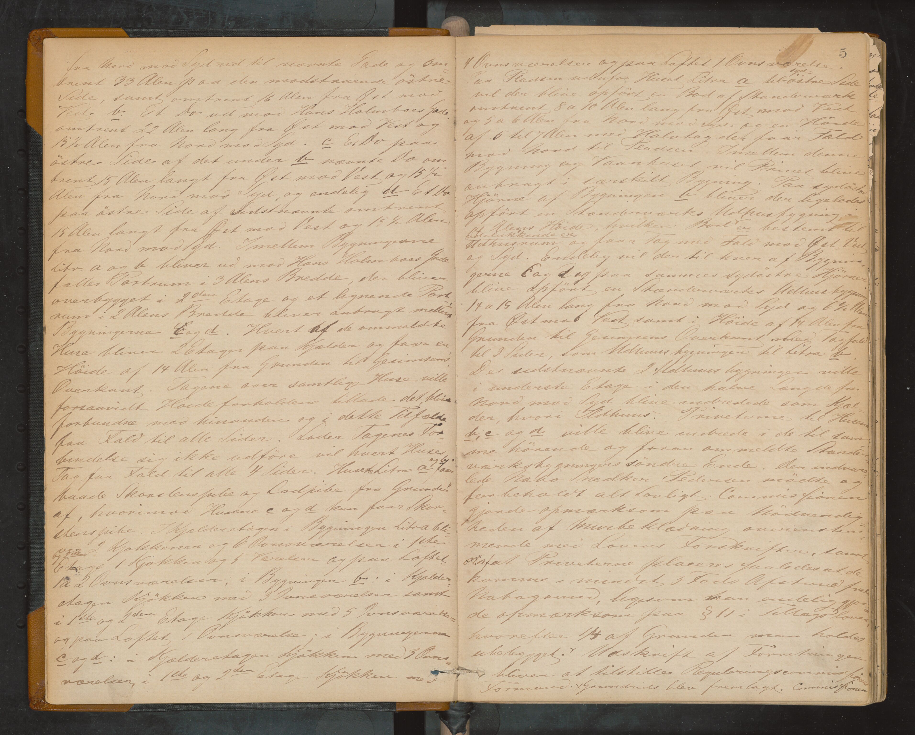 Bergen kommune. Bygningssjefen, BBA/A-0430.1/A/Ab/L0006: Forhandlingsprotokoll, 1872-1877