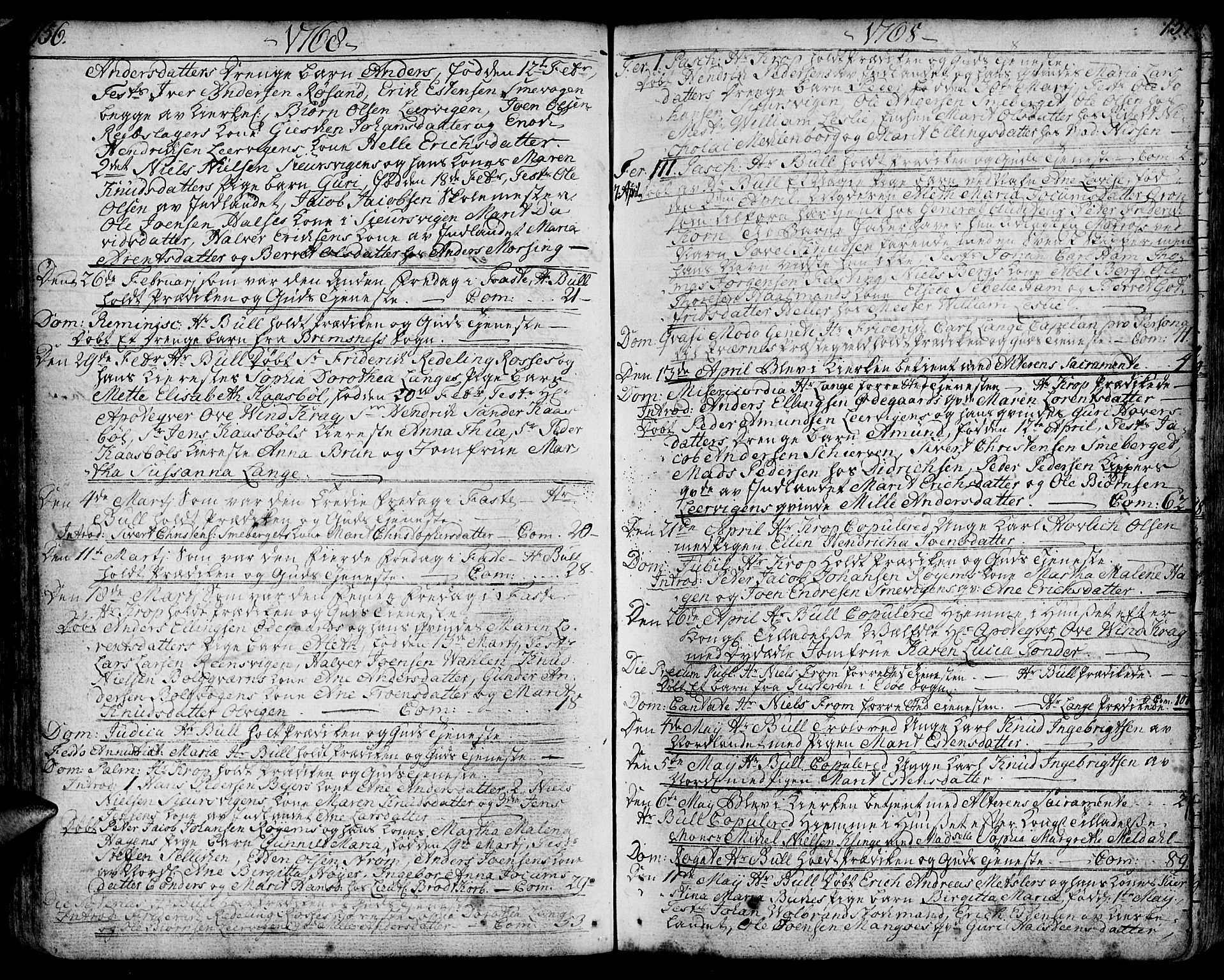 Ministerialprotokoller, klokkerbøker og fødselsregistre - Møre og Romsdal, AV/SAT-A-1454/572/L0840: Parish register (official) no. 572A03, 1754-1784, p. 156-157