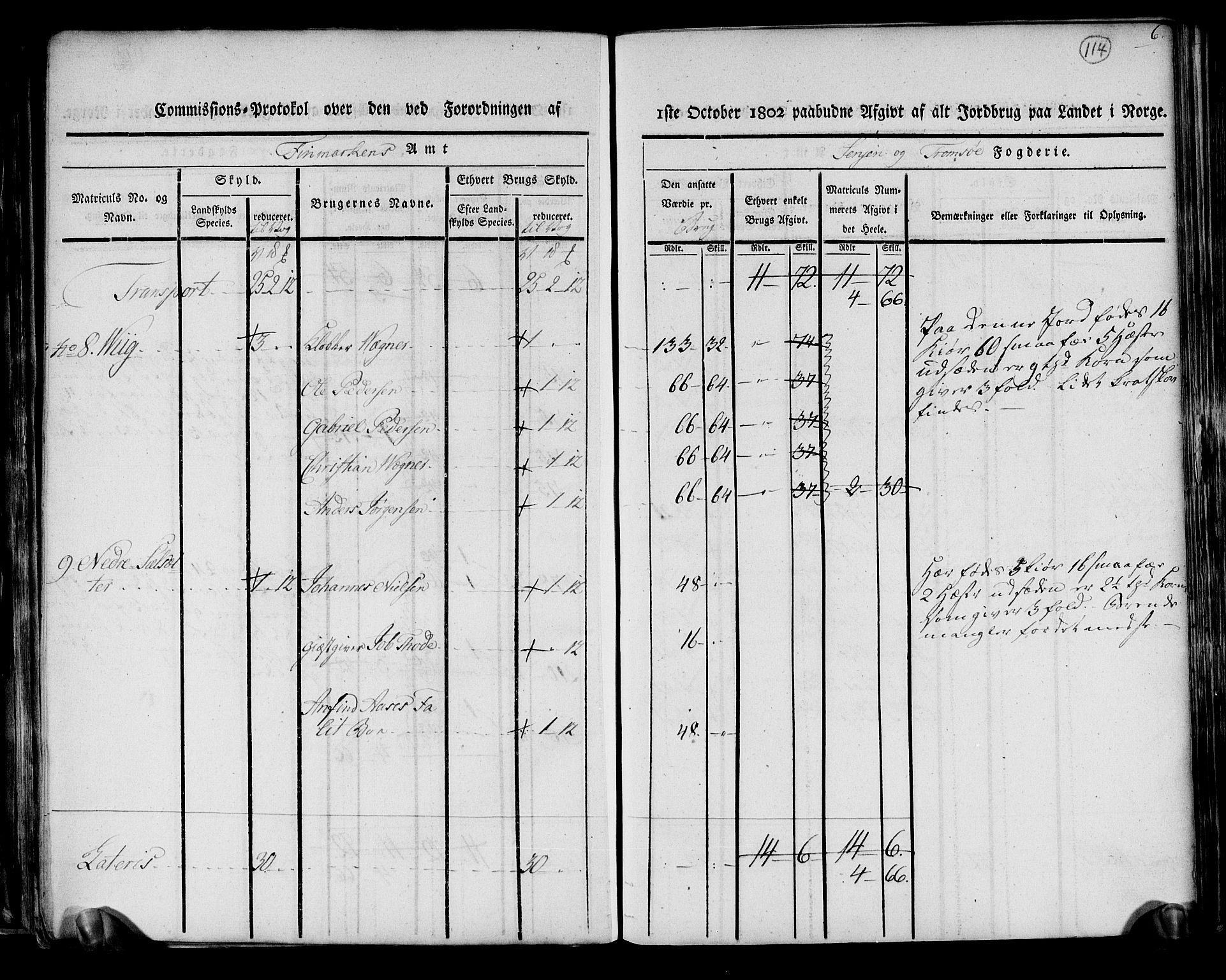 Rentekammeret inntil 1814, Realistisk ordnet avdeling, AV/RA-EA-4070/N/Ne/Nea/L0167: til 0169: Senja og Tromsø fogderi. Kommisjonsprotokoll for Sand, Torsken, Fauskevåg, Kvæfjord, Astafjord, Dyrøy og Gisund tinglag, 1803, p. 89