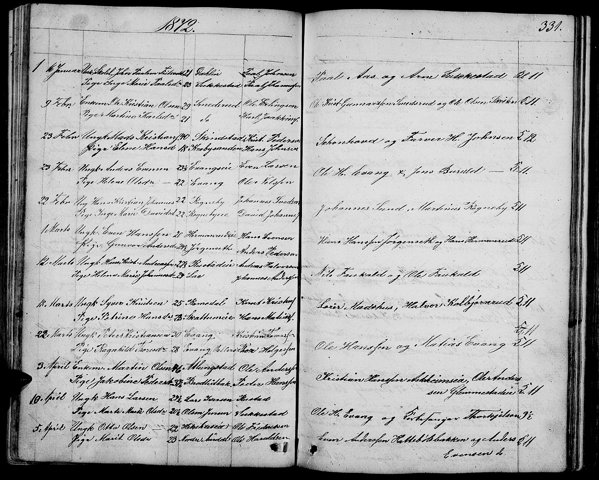 Østre Toten prestekontor, AV/SAH-PREST-104/H/Ha/Hab/L0004: Parish register (copy) no. 4, 1858-1886, p. 331