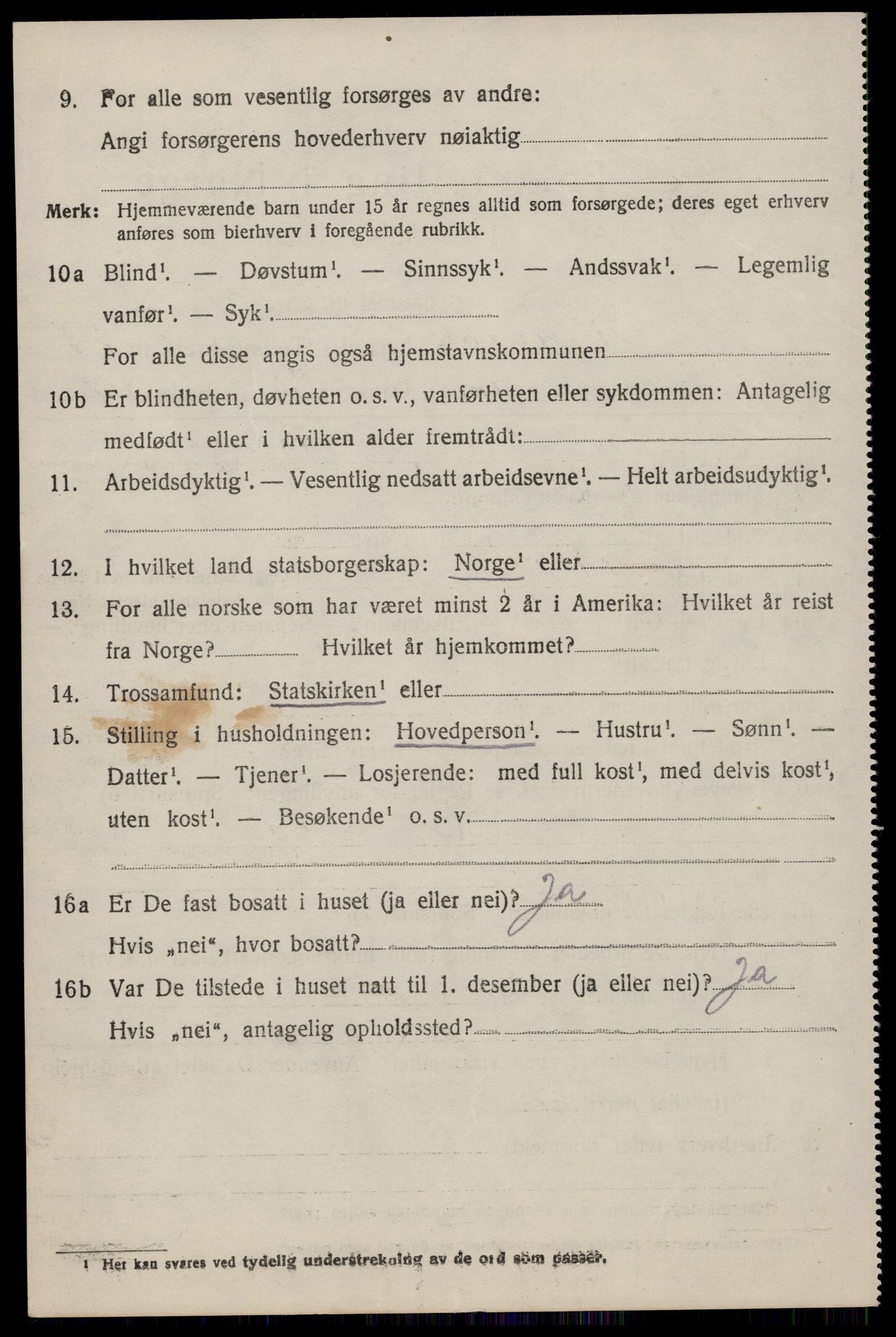 SAST, 1920 census for Vikedal, 1920, p. 4252