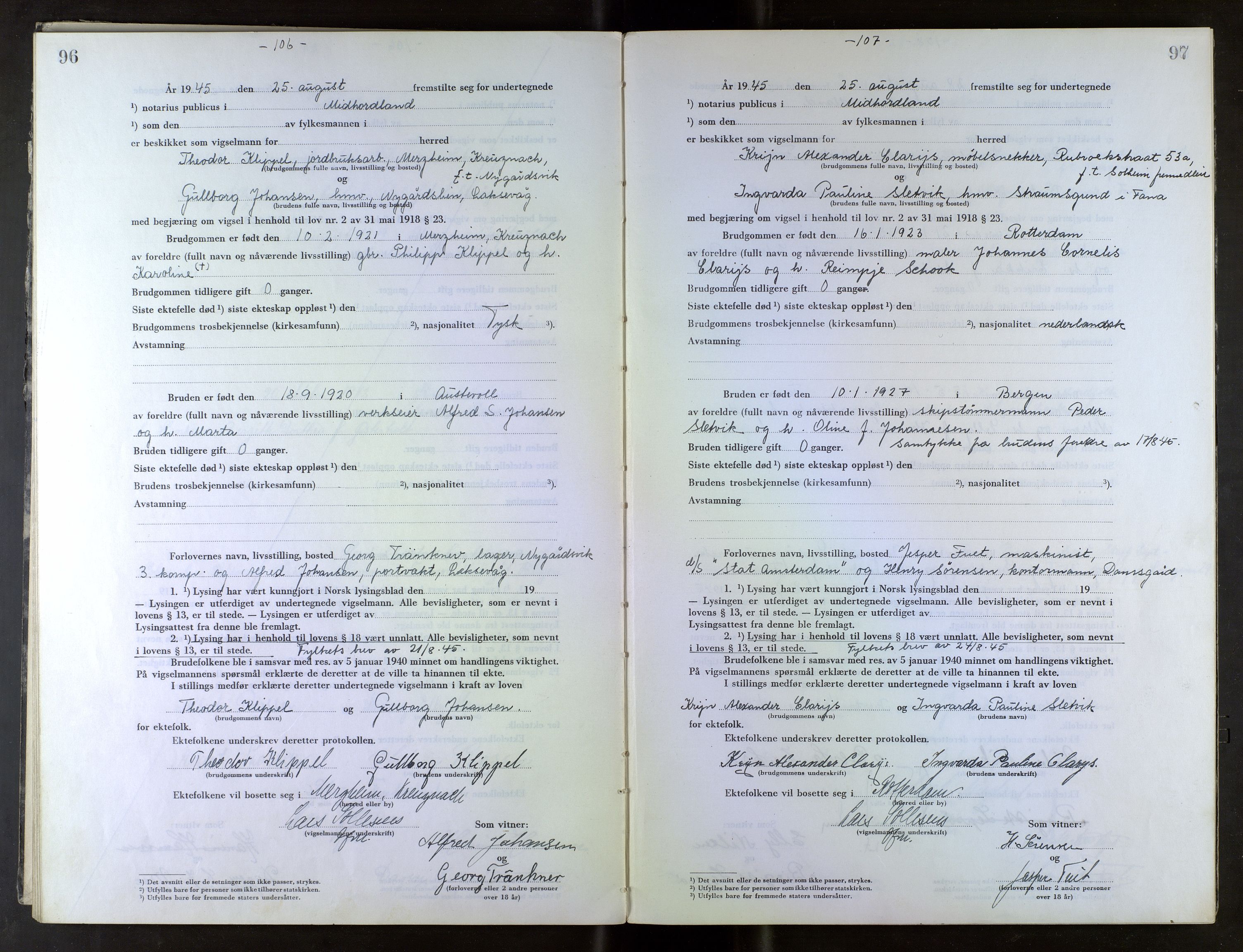 Midhordland sorenskriveri, AV/SAB-A-3001/1/M/Mc/Mca/L0007: Notarialbilag. Vigselbøker, 1945-1948, p. 96-97