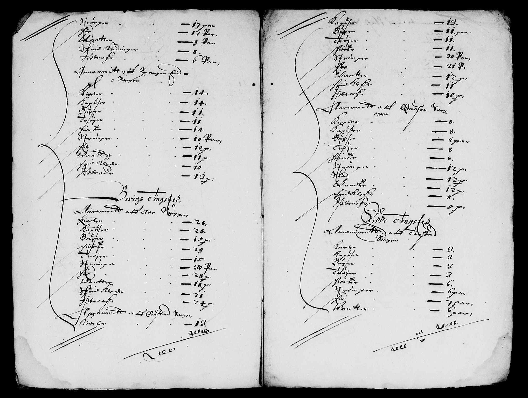 Rentekammeret inntil 1814, Reviderte regnskaper, Lensregnskaper, AV/RA-EA-5023/R/Rb/Rbr/L0023: Lista len, 1660-1661