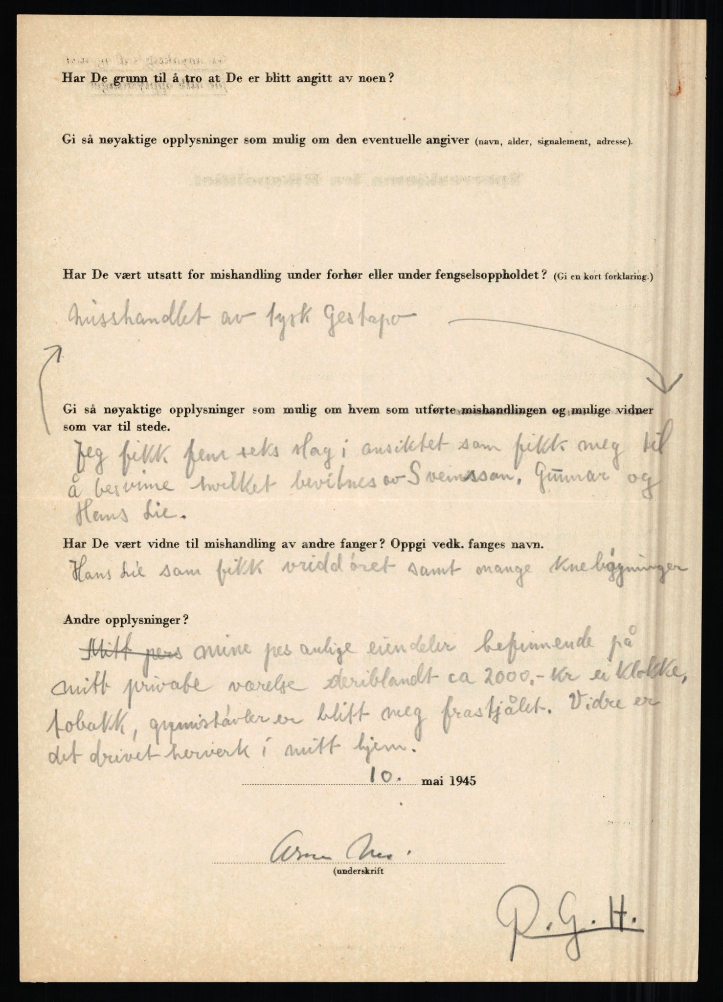 Rikspolitisjefen, AV/RA-S-1560/L/L0012: Mogensen, Øivind - Noraas, Lars, 1940-1945, p. 415