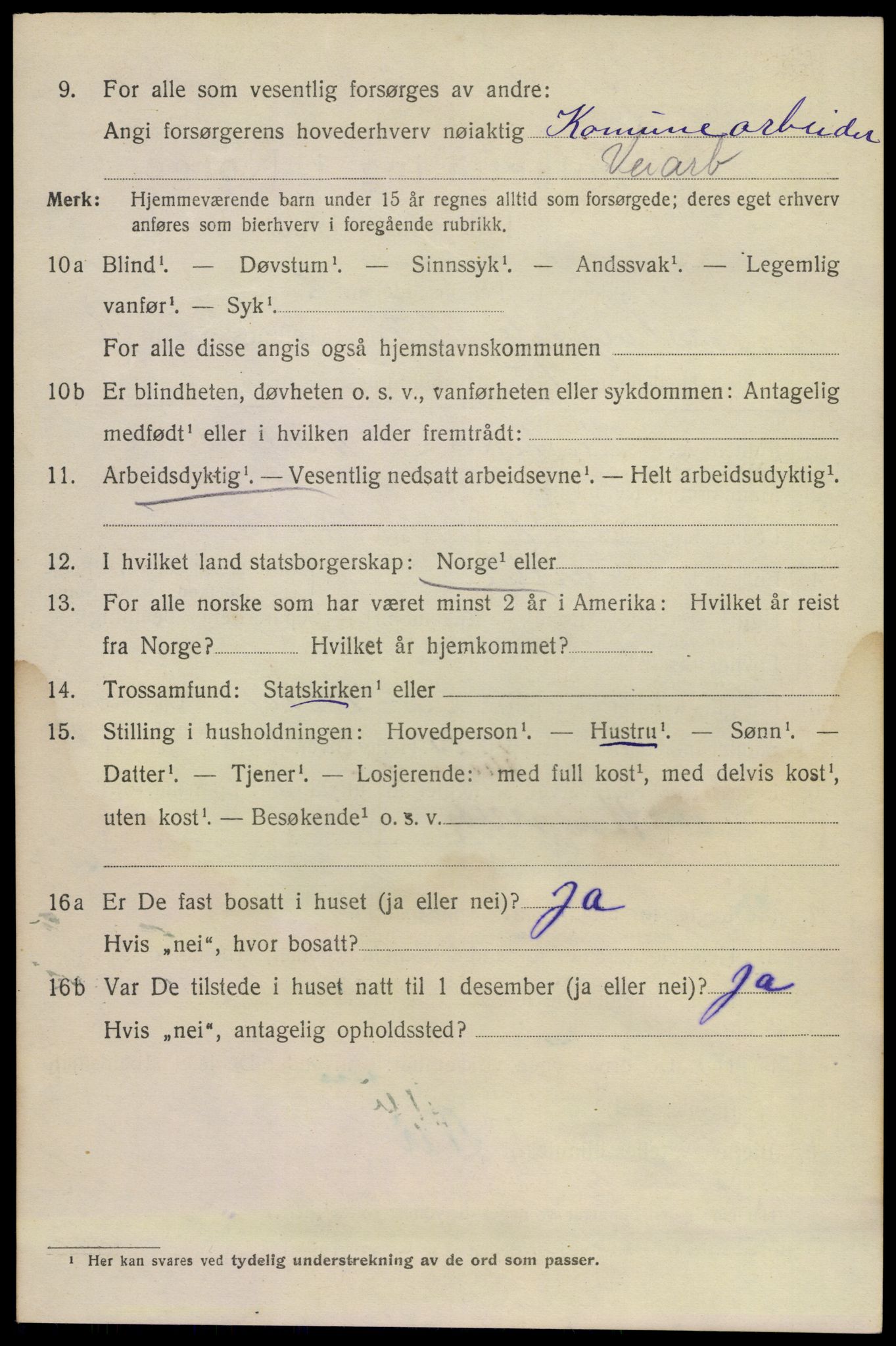 SAKO, 1920 census for Larvik, 1920, p. 18249