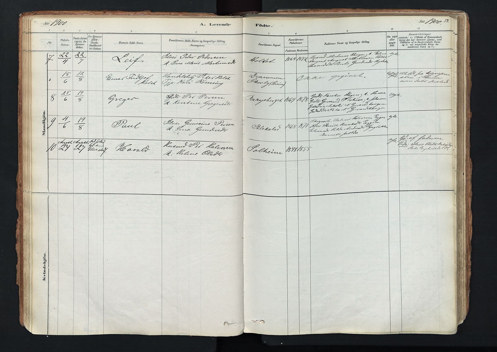 Trysil prestekontor, AV/SAH-PREST-046/H/Ha/Haa/L0011: Parish register (official) no. 11, 1878-1912, p. 54