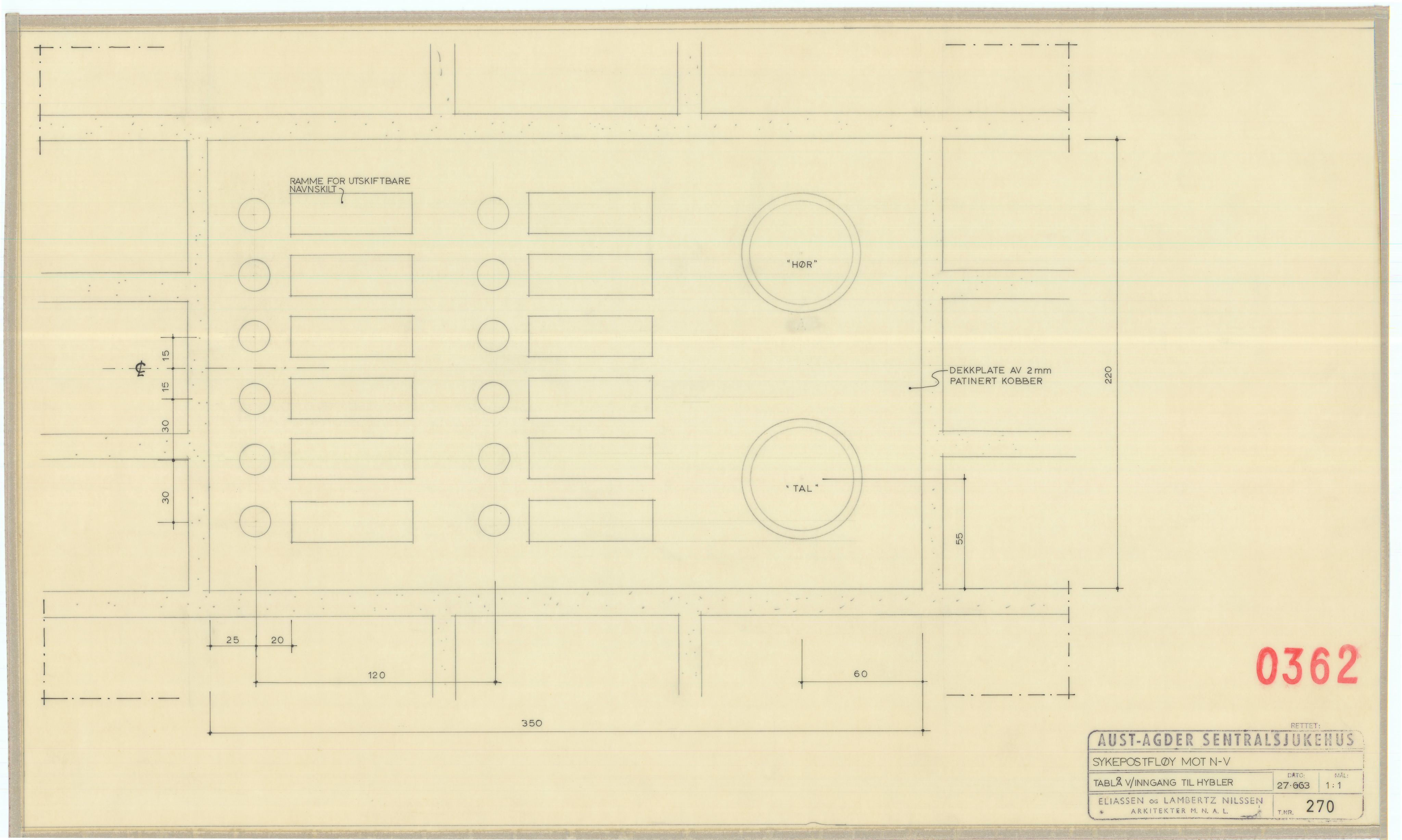 Eliassen og Lambertz-Nilssen Arkitekter, AAKS/PA-2983/T/T01/L0002: Tegningskogger 0362, 1960-1966, p. 16