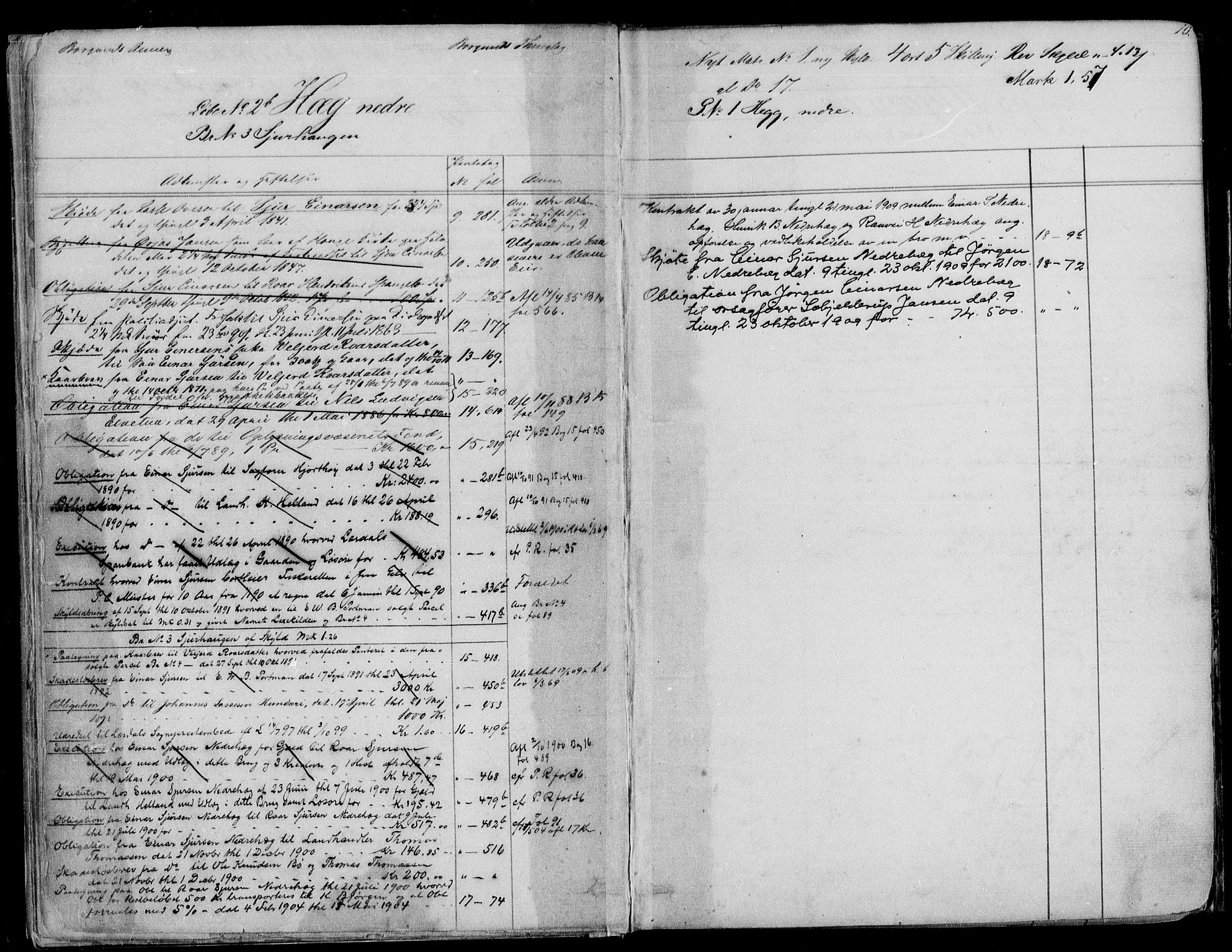 Indre Sogn tingrett, SAB/A-3301/1/G/Ga/Gaa/L0014: Mortgage register no. II.A.a.14, 1829-1910, p. 10