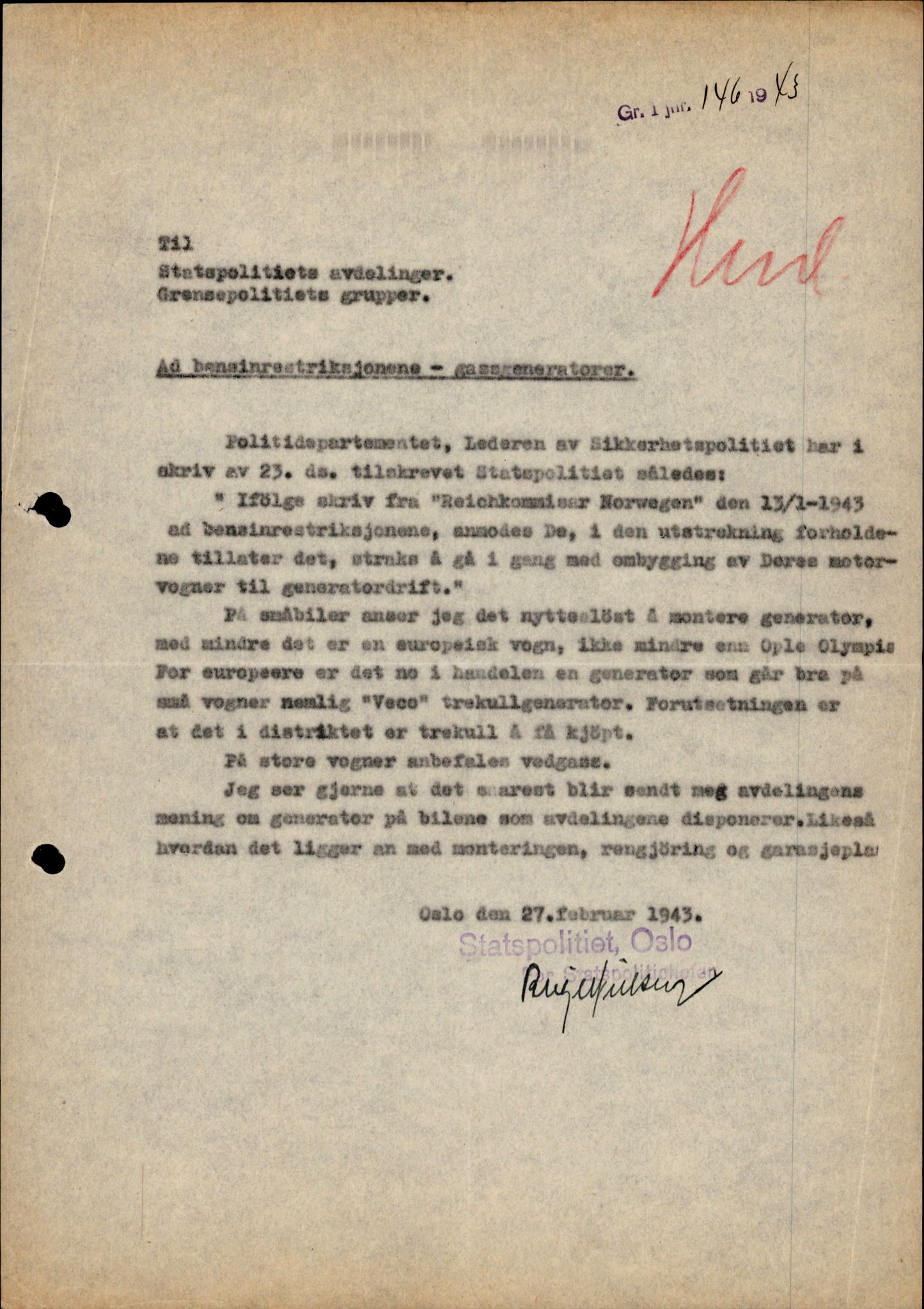 Forsvarets Overkommando. 2 kontor. Arkiv 11.4. Spredte tyske arkivsaker, AV/RA-RAFA-7031/D/Dar/Darc/L0006: BdSN, 1942-1945, p. 595