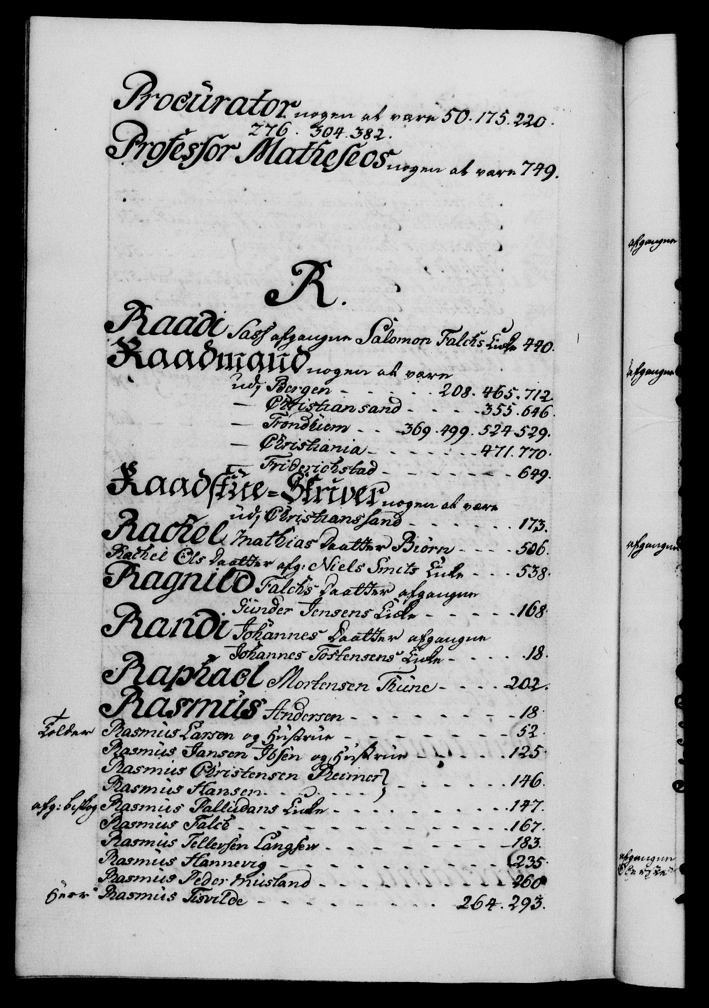 Danske Kanselli 1572-1799, AV/RA-EA-3023/F/Fc/Fca/Fcaa/L0042: Norske registre, 1763-1766