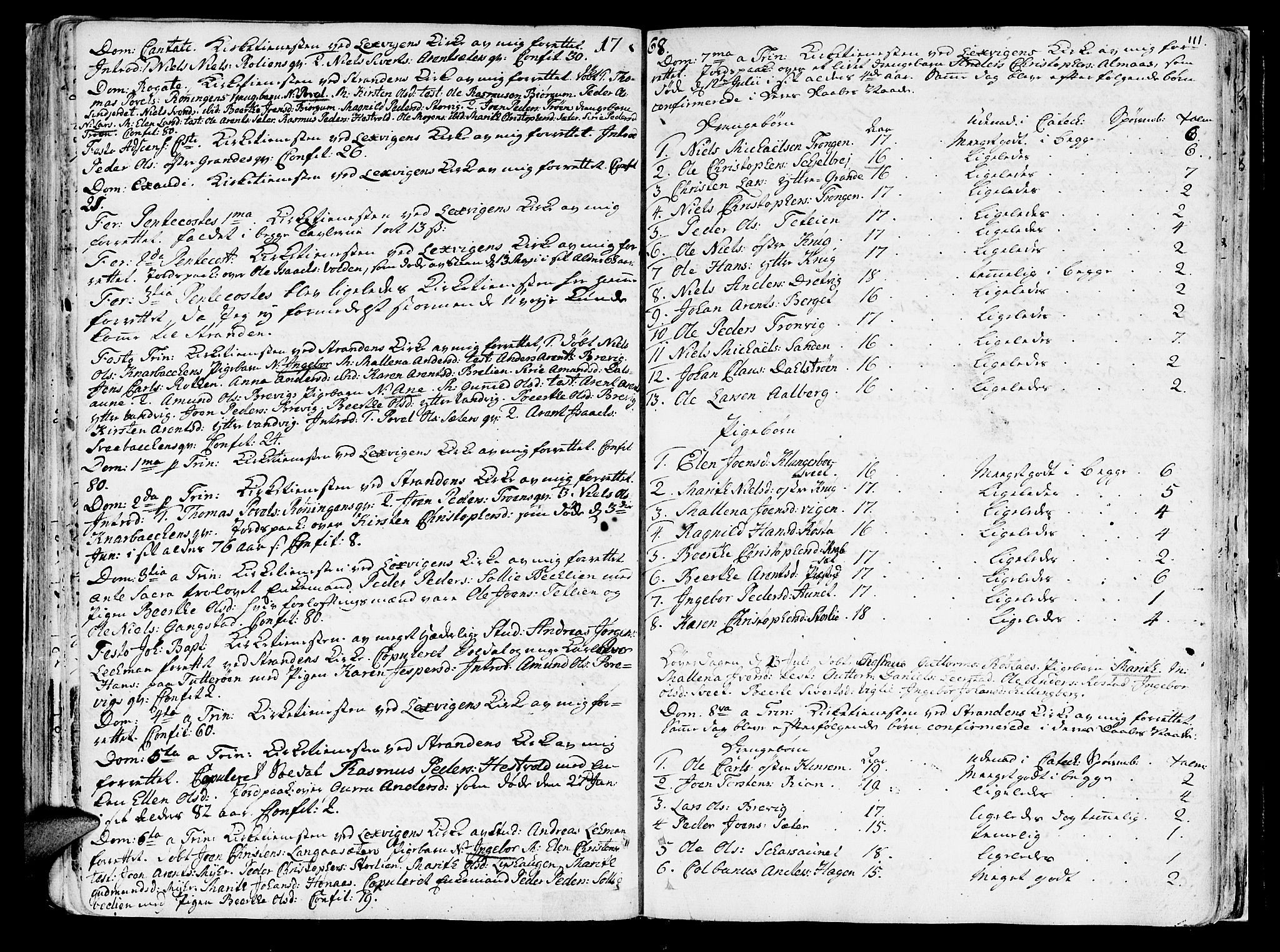 Ministerialprotokoller, klokkerbøker og fødselsregistre - Nord-Trøndelag, AV/SAT-A-1458/701/L0003: Parish register (official) no. 701A03, 1751-1783, p. 111