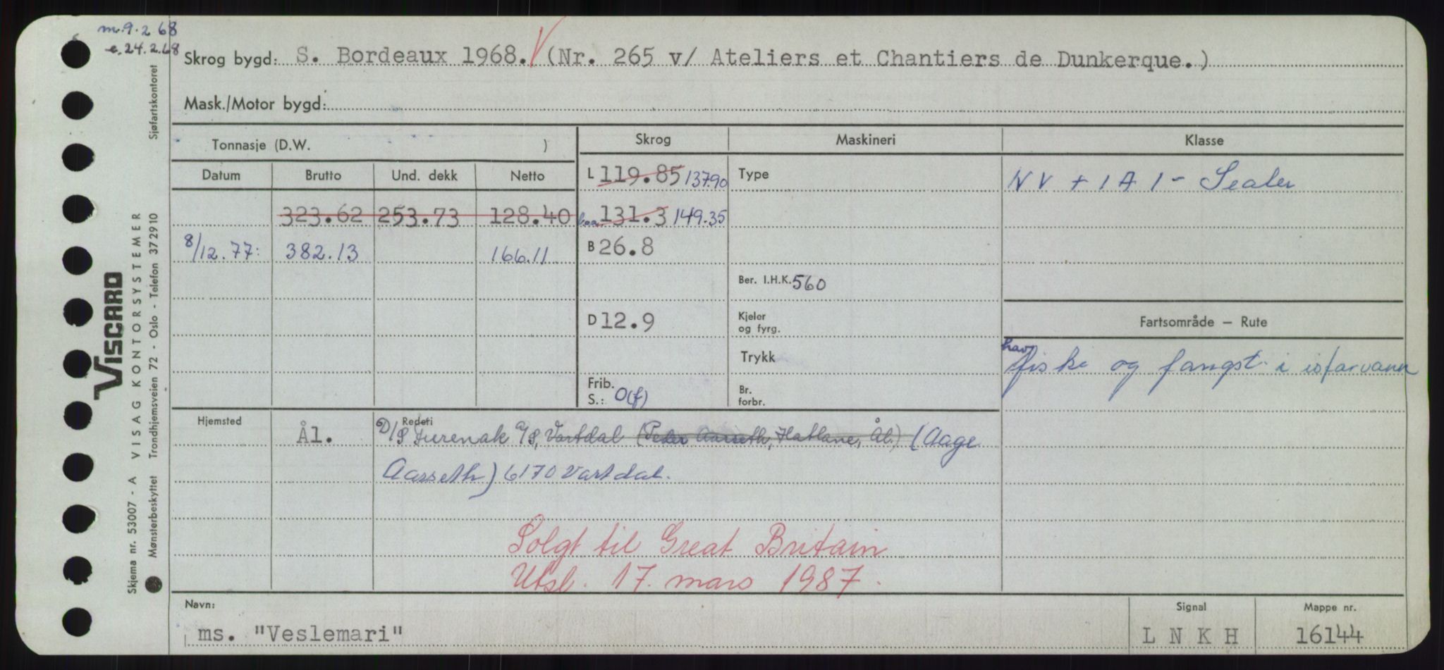 Sjøfartsdirektoratet med forløpere, Skipsmålingen, AV/RA-S-1627/H/Hd/L0040: Fartøy, U-Ve, p. 625