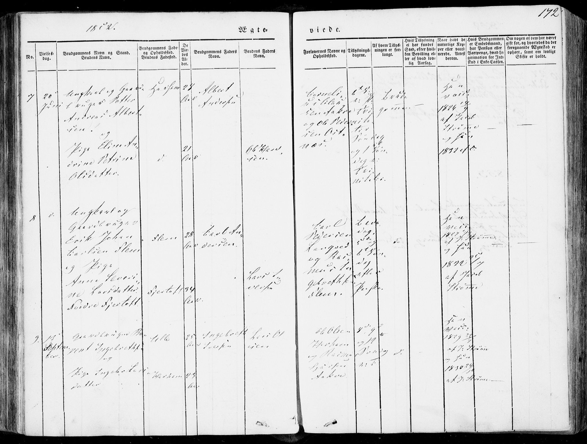 Ministerialprotokoller, klokkerbøker og fødselsregistre - Møre og Romsdal, AV/SAT-A-1454/536/L0497: Parish register (official) no. 536A06, 1845-1865, p. 172
