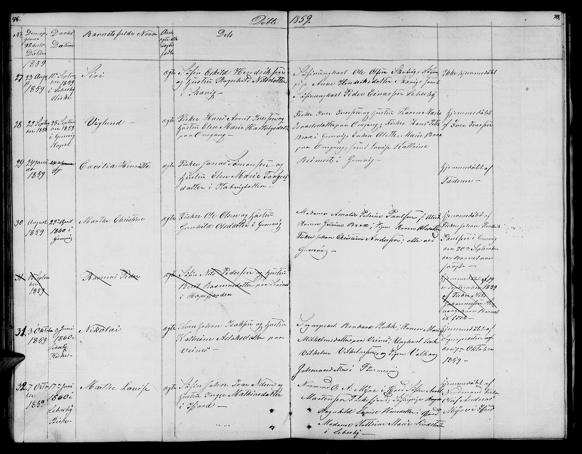 Lebesby sokneprestkontor, SATØ/S-1353/H/Hb/L0001klokker: Parish register (copy) no. 1, 1846-1862, p. 88-89