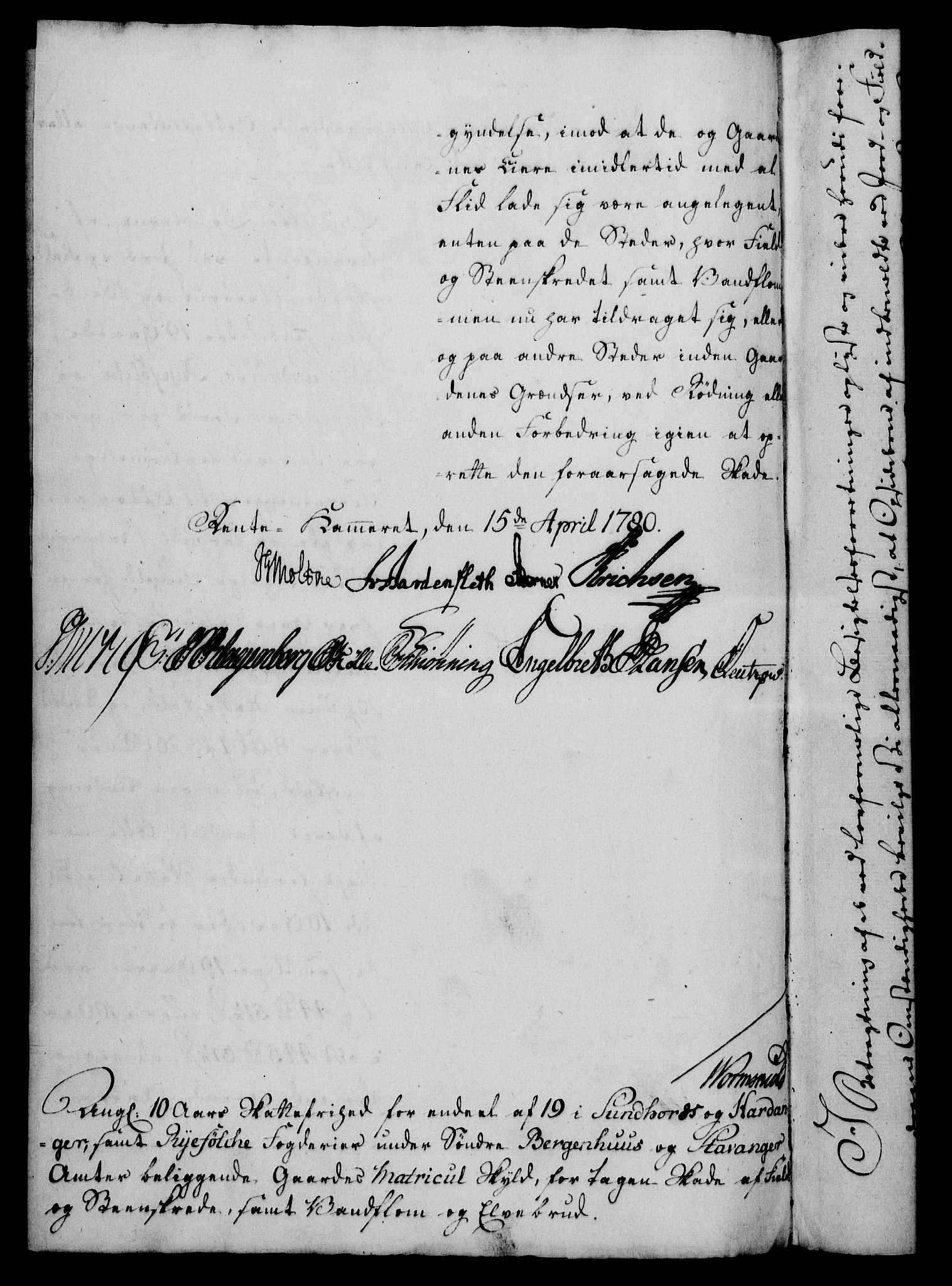 Rentekammeret, Kammerkanselliet, AV/RA-EA-3111/G/Gf/Gfa/L0062: Norsk relasjons- og resolusjonsprotokoll (merket RK 52.62), 1780, p. 174