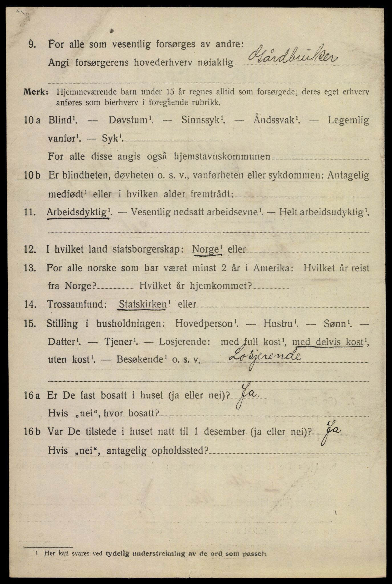 SAKO, 1920 census for Notodden, 1920, p. 7565