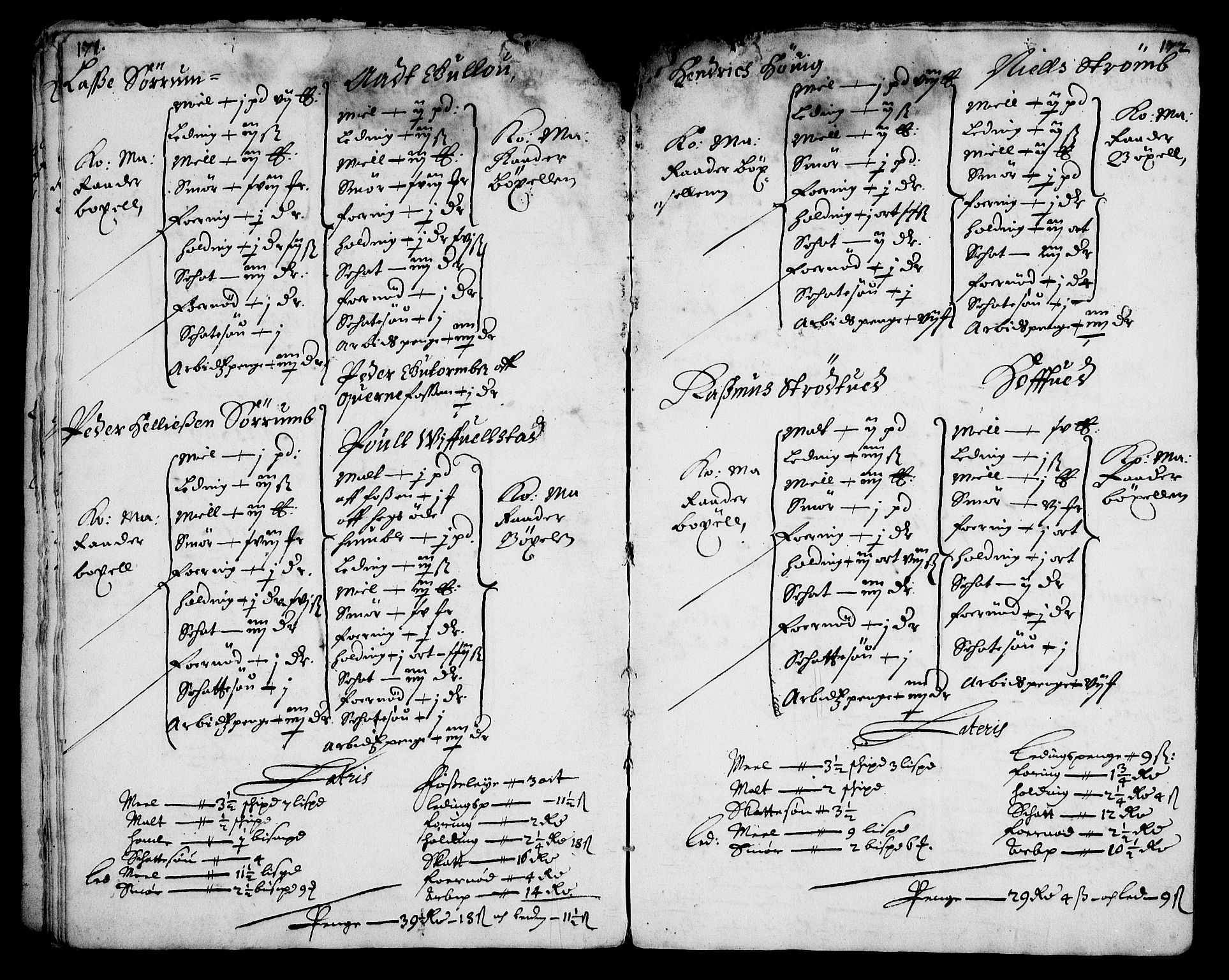 Rentekammeret inntil 1814, Realistisk ordnet avdeling, AV/RA-EA-4070/On/L0008: [Jj 9]: Jordebøker innlevert til kongelig kommisjon 1672: Hammar, Osgård, Sem med Skjelbred, Fossesholm, Fiskum og Ulland (1669-1672), Strøm (1658-u.d. og 1672-73) samt Svanøy gods i Sunnfjord (1657)., 1672, p. 188