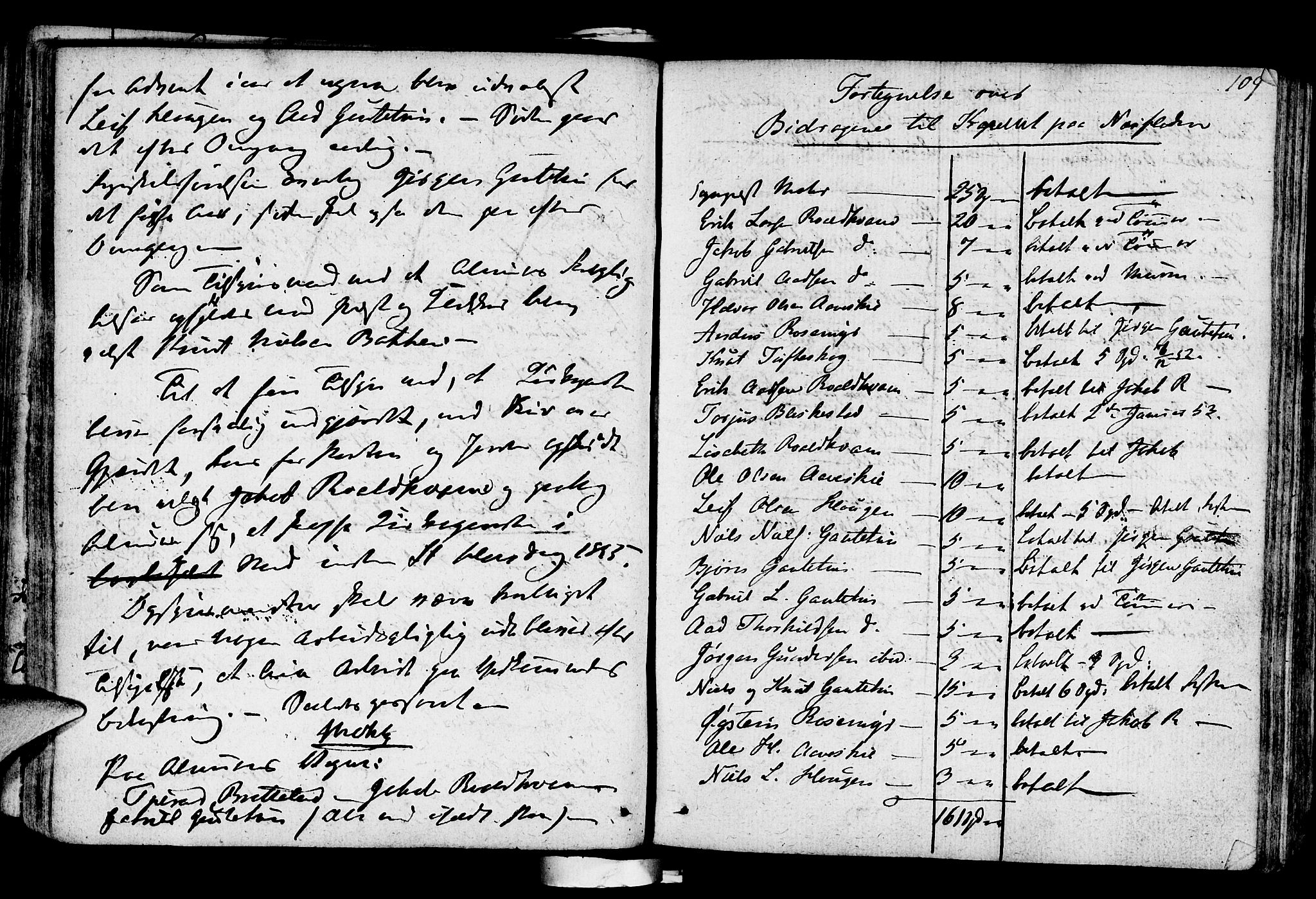 Suldal sokneprestkontor, AV/SAST-A-101845/01/IV/L0004: Parish register (official) no. A 4, 1800-1816, p. 109