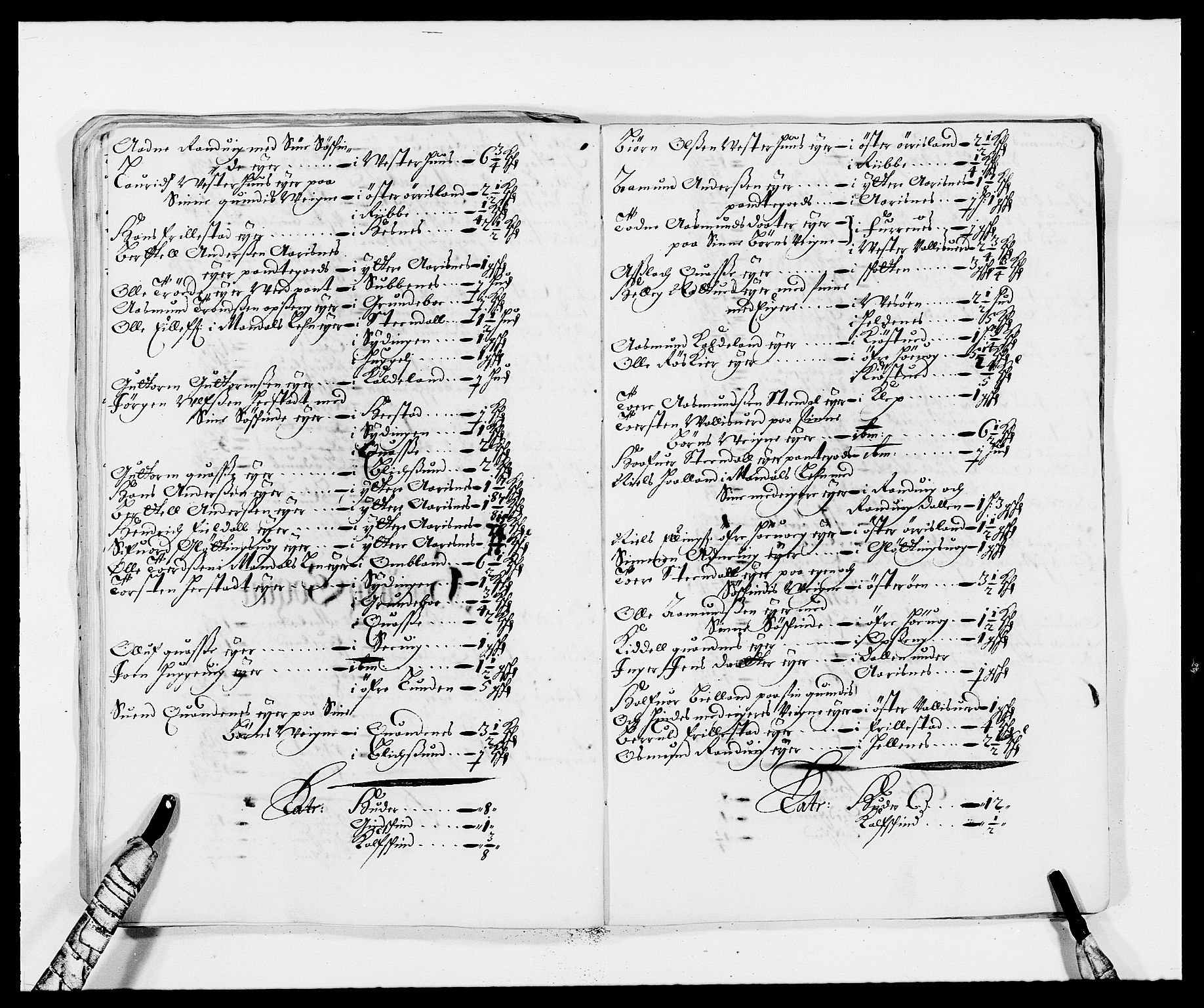 Rentekammeret inntil 1814, Reviderte regnskaper, Fogderegnskap, RA/EA-4092/R39/L2301: Fogderegnskap Nedenes, 1675-1676, p. 304