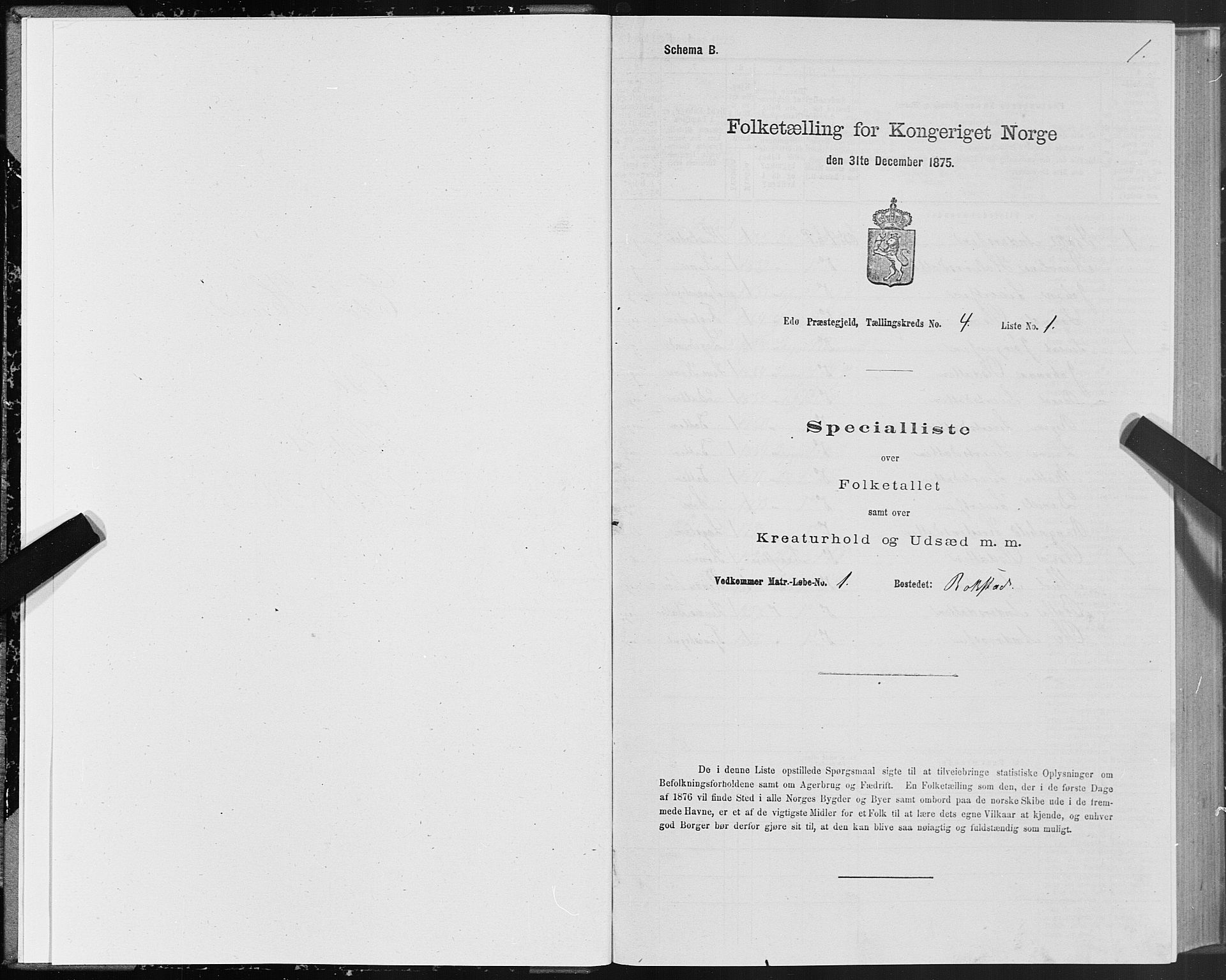 SAT, 1875 census for 1573P Edøy, 1875, p. 2001