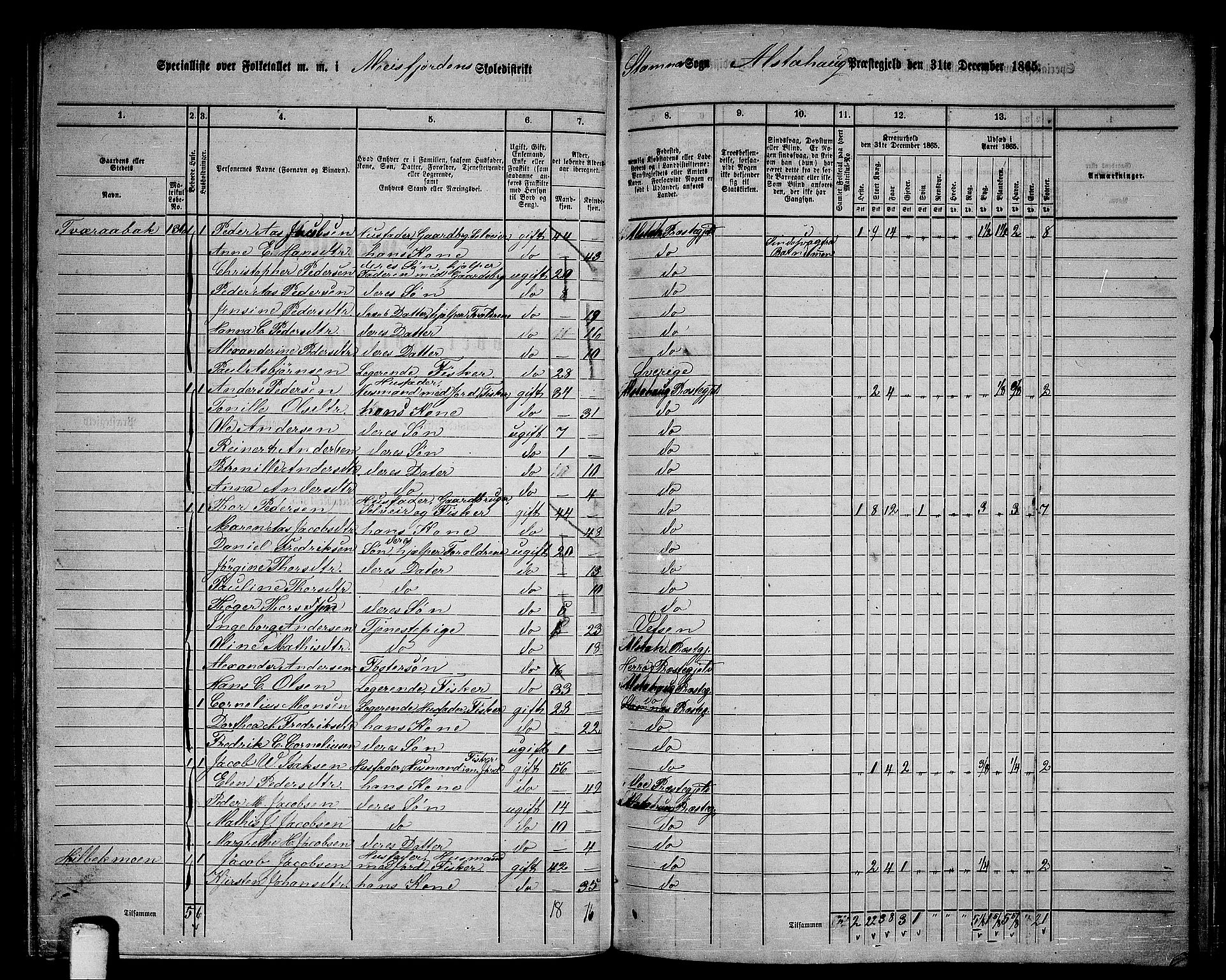 RA, 1865 census for Alstahaug, 1865, p. 103