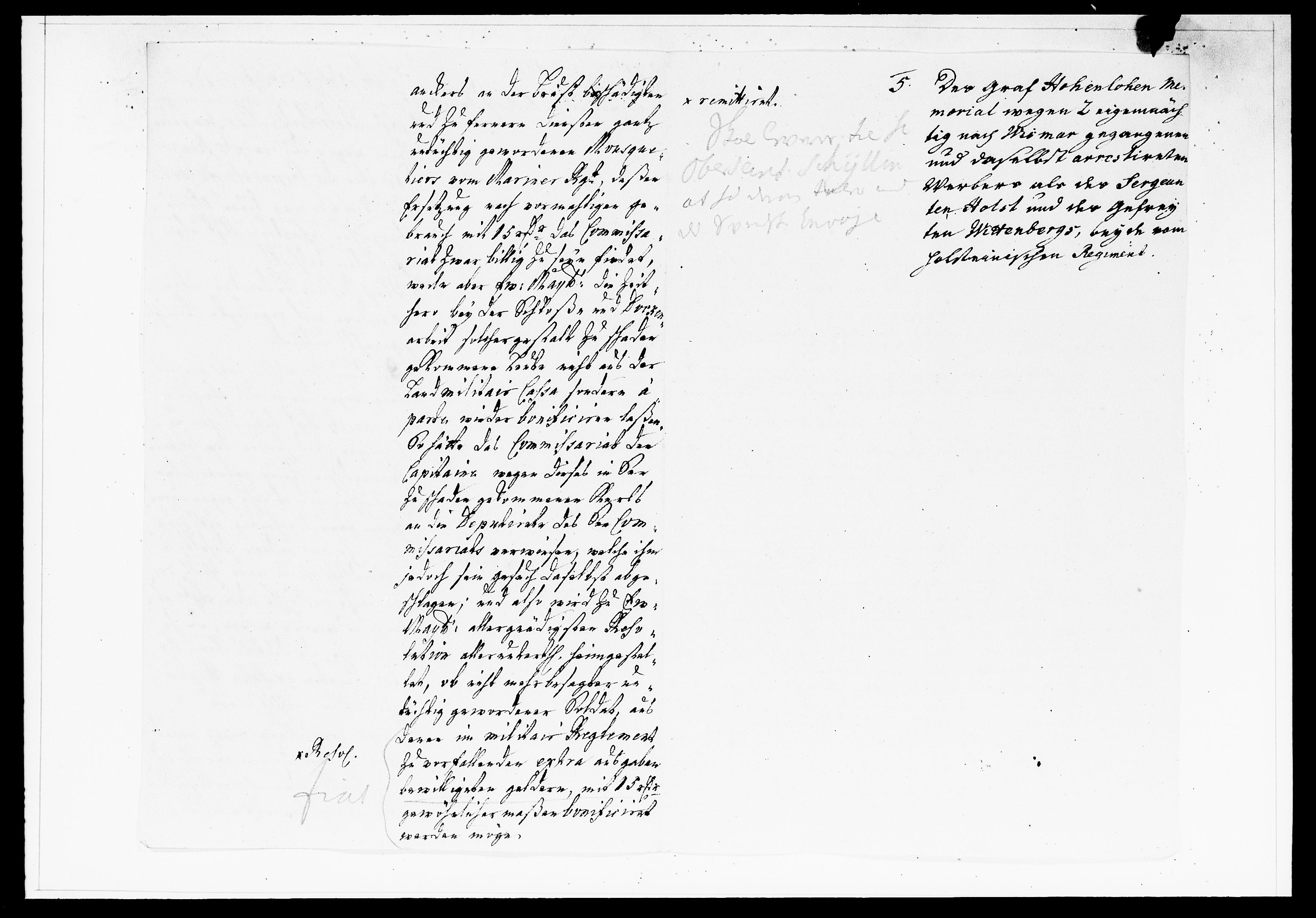Krigskollegiet, Krigskancelliet, DRA/A-0006/-/1138-1142: Refererede sager, 1737, p. 27
