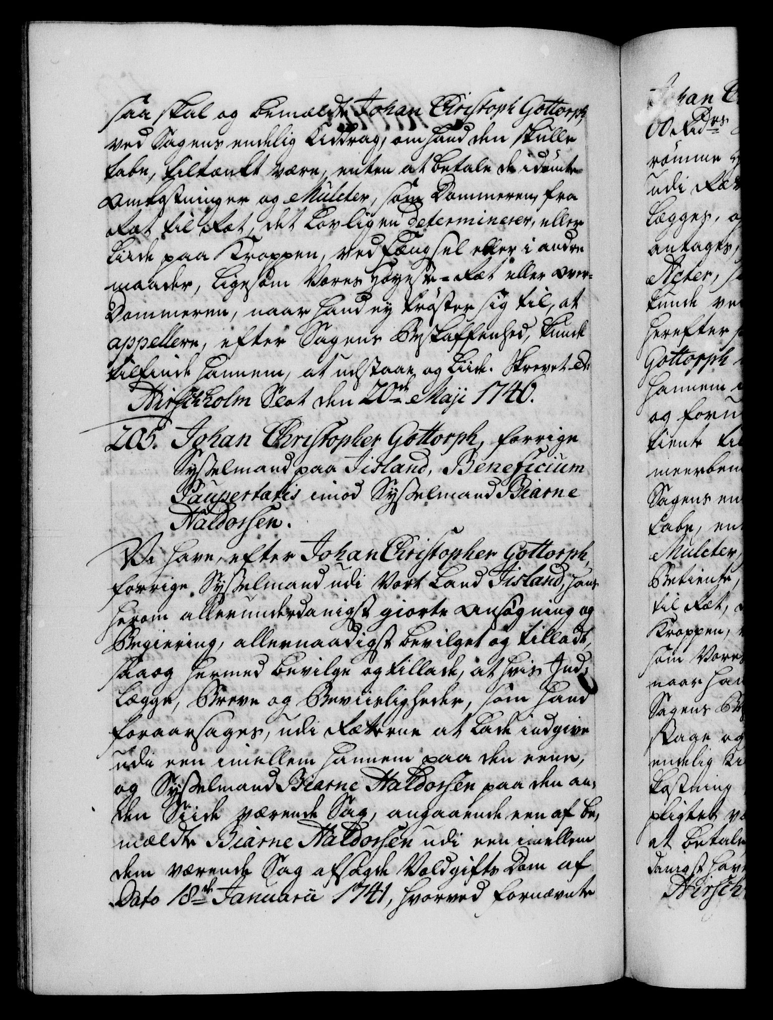 Danske Kanselli 1572-1799, AV/RA-EA-3023/F/Fc/Fca/Fcaa/L0034: Norske registre, 1745-1746, p. 473b