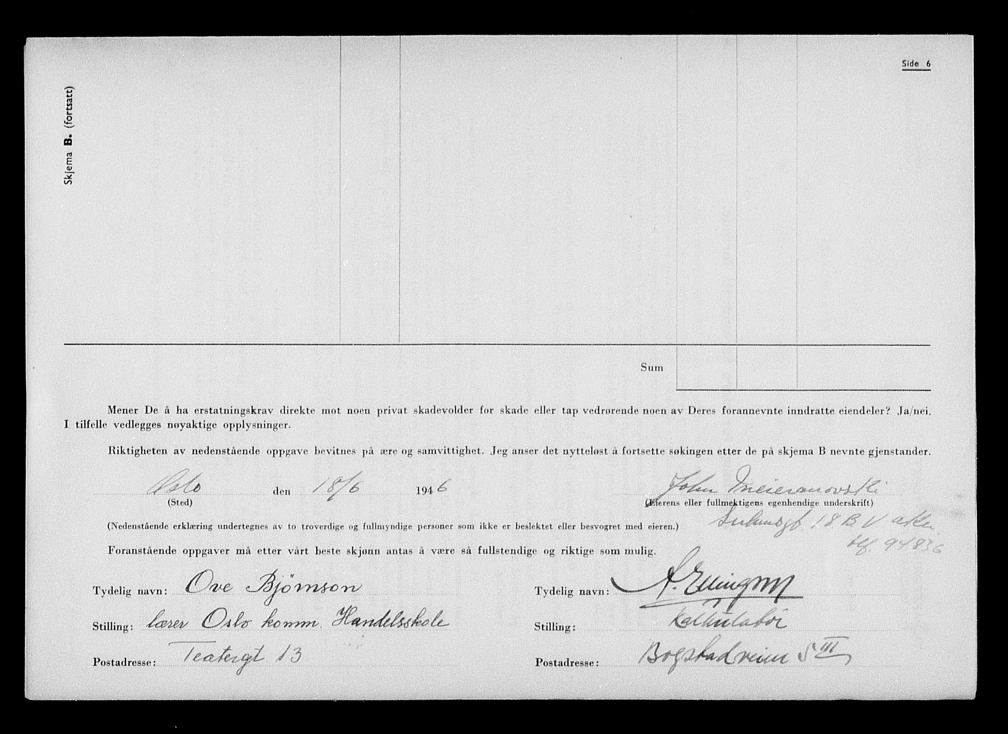 Justisdepartementet, Tilbakeføringskontoret for inndratte formuer, AV/RA-S-1564/H/Hc/Hcc/L0963: --, 1945-1947, p. 20
