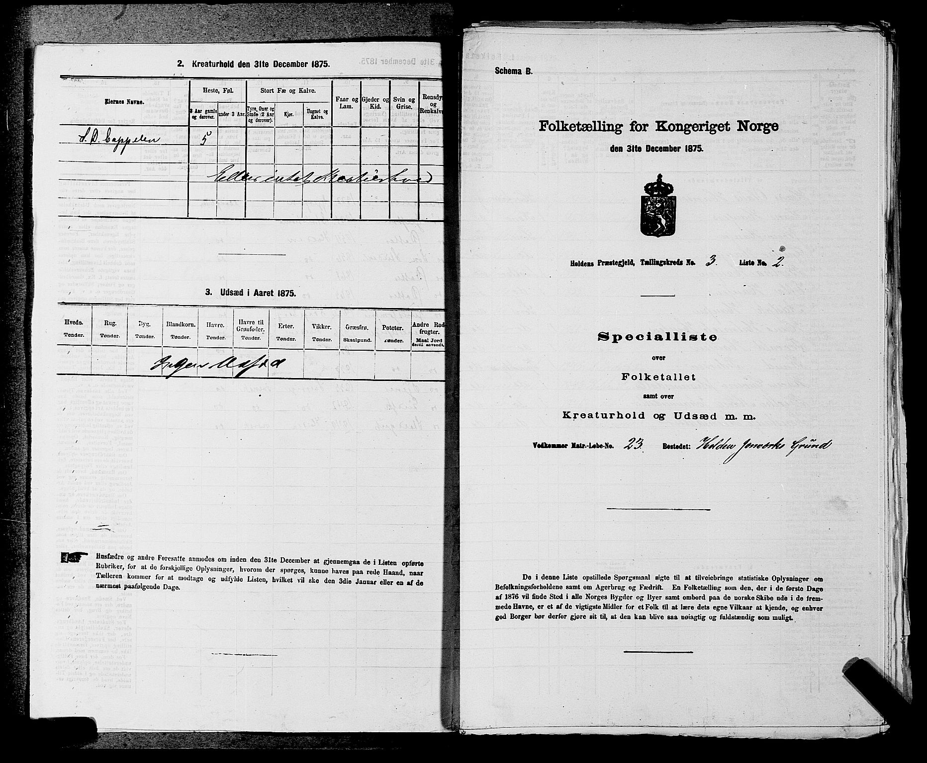 SAKO, 1875 census for 0819P Holla, 1875, p. 280