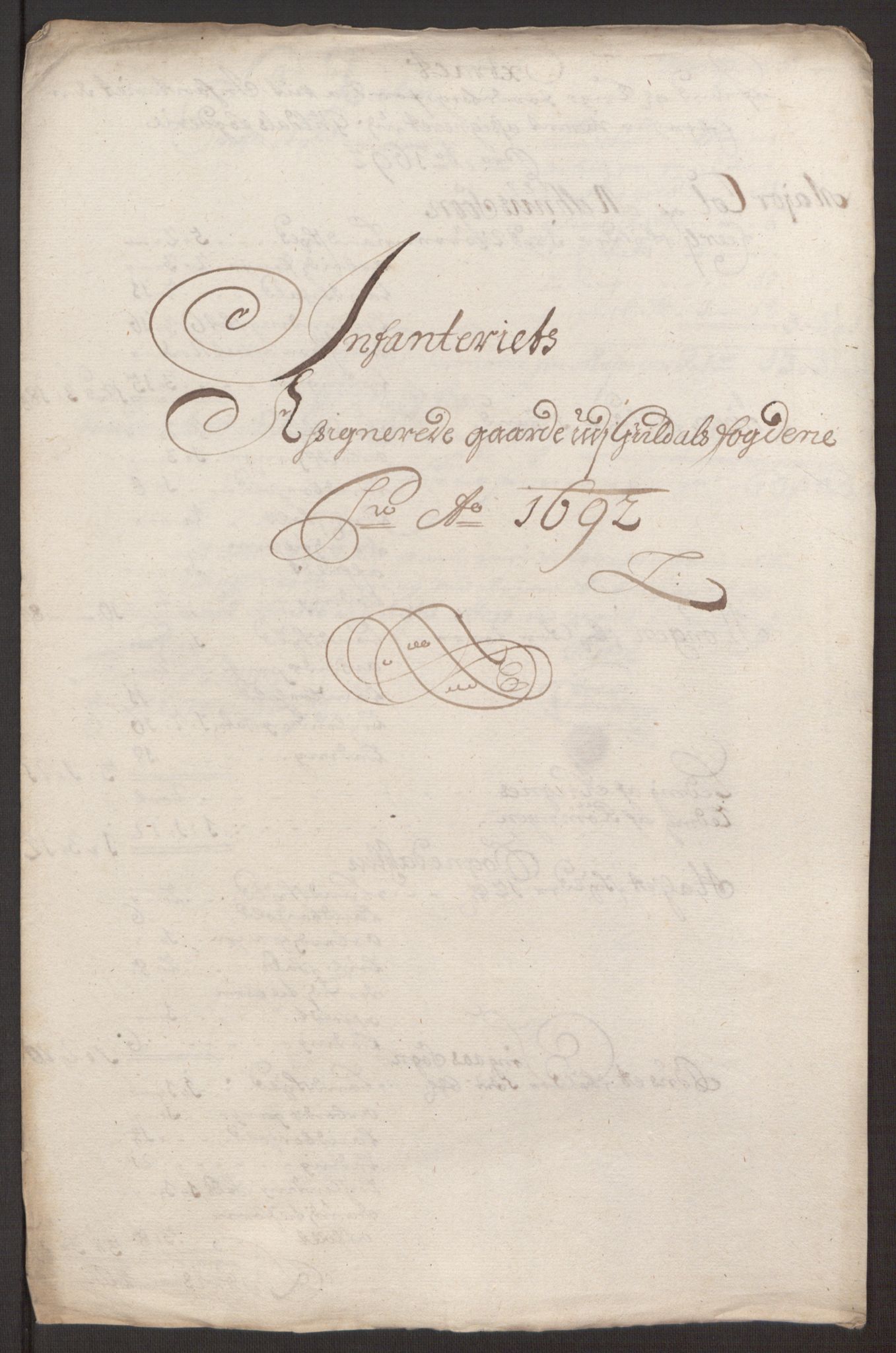 Rentekammeret inntil 1814, Reviderte regnskaper, Fogderegnskap, RA/EA-4092/R59/L3942: Fogderegnskap Gauldal, 1692, p. 214