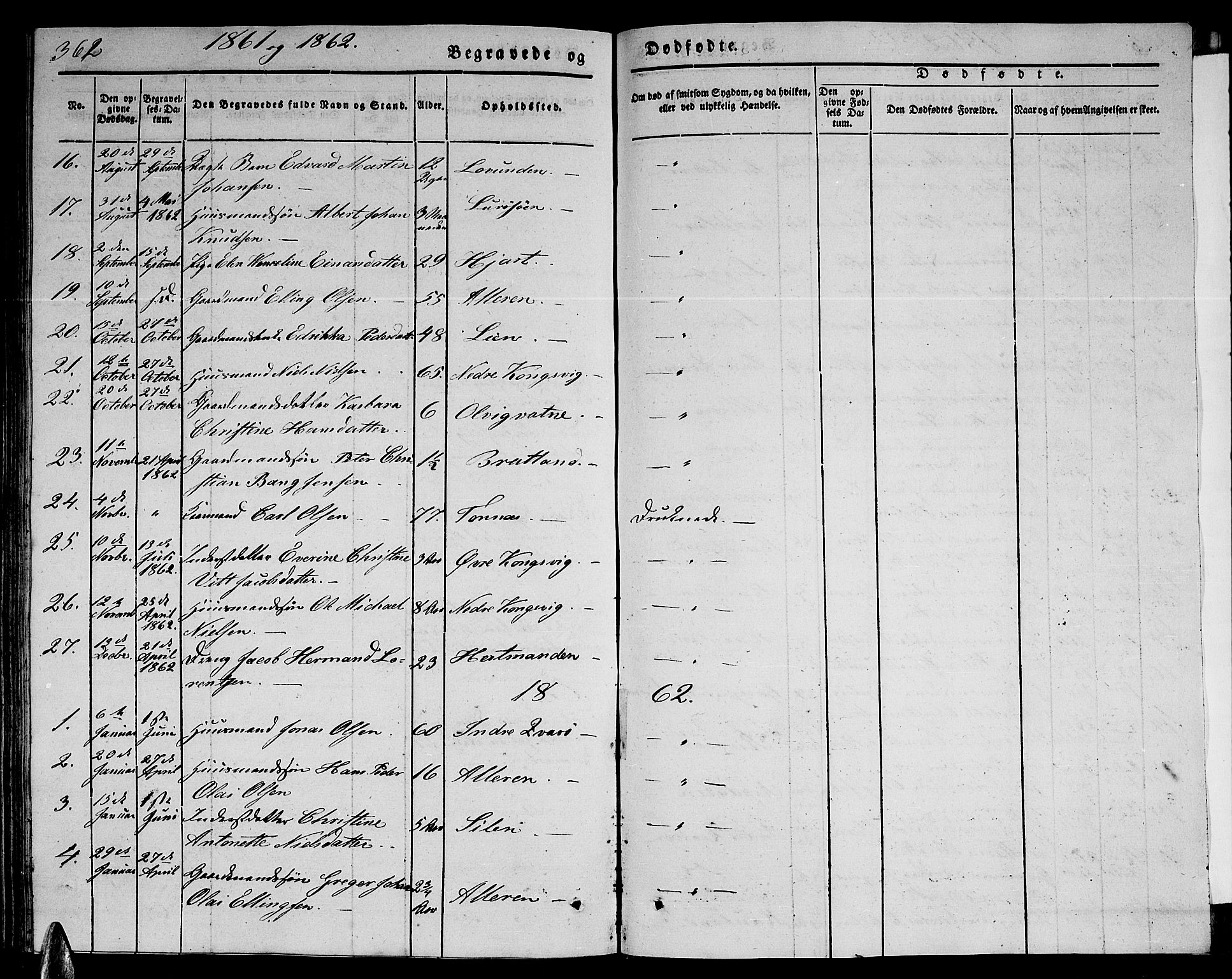 Ministerialprotokoller, klokkerbøker og fødselsregistre - Nordland, AV/SAT-A-1459/839/L0572: Parish register (copy) no. 839C02, 1841-1873, p. 362